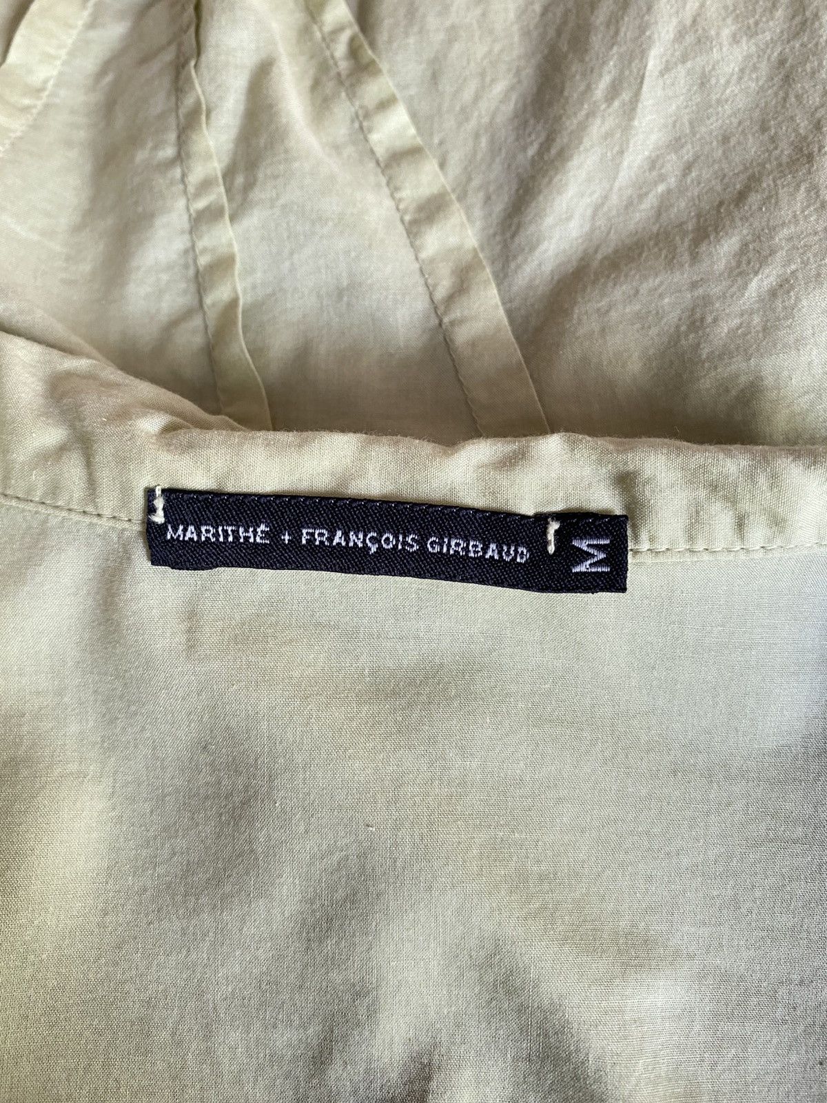 Marithe + Francois Girbaud MARITHE + FRANCOIS GIRBAUD Light Yellow Button-Up Blouse Size ONE SIZE - 5 Thumbnail