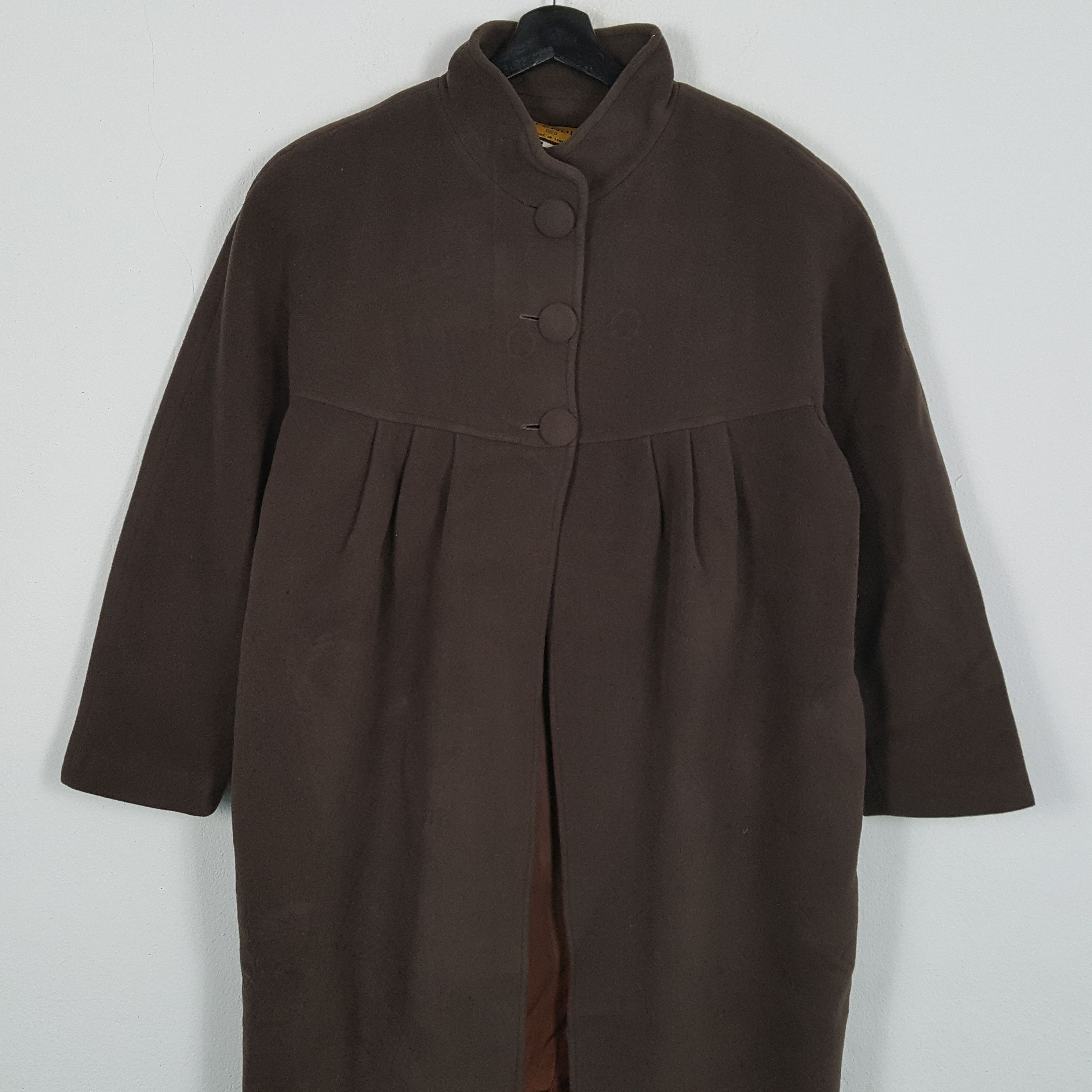Fendi × Vintage FENDI Luxury Fashion Brand Trench Coat Jacket Size L / US 10 / IT 46 - 2 Thumbnail
