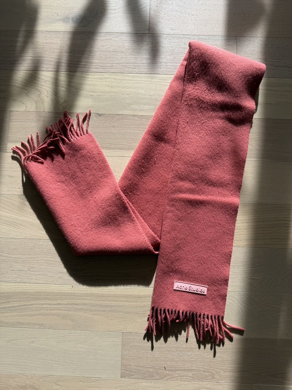 Acne Studios Fringe Wool Scarf Size ONE SIZE - 5 Thumbnail