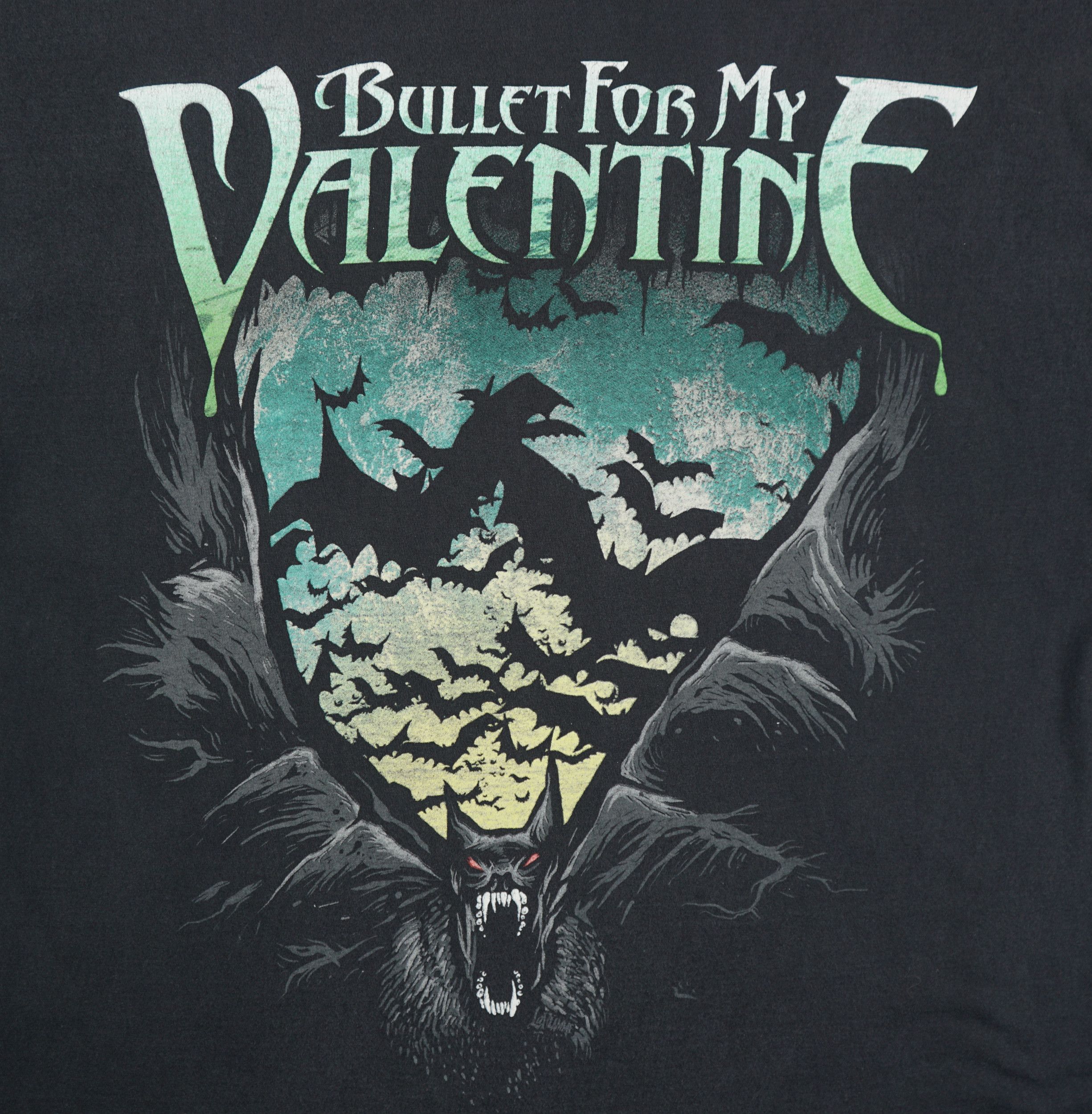 Band Tees × Vintage Vintage Bullet For My Valentine Scream, Aim... Tour T Shirt Size US L / EU 52-54 / 3 - 2 Thumbnail