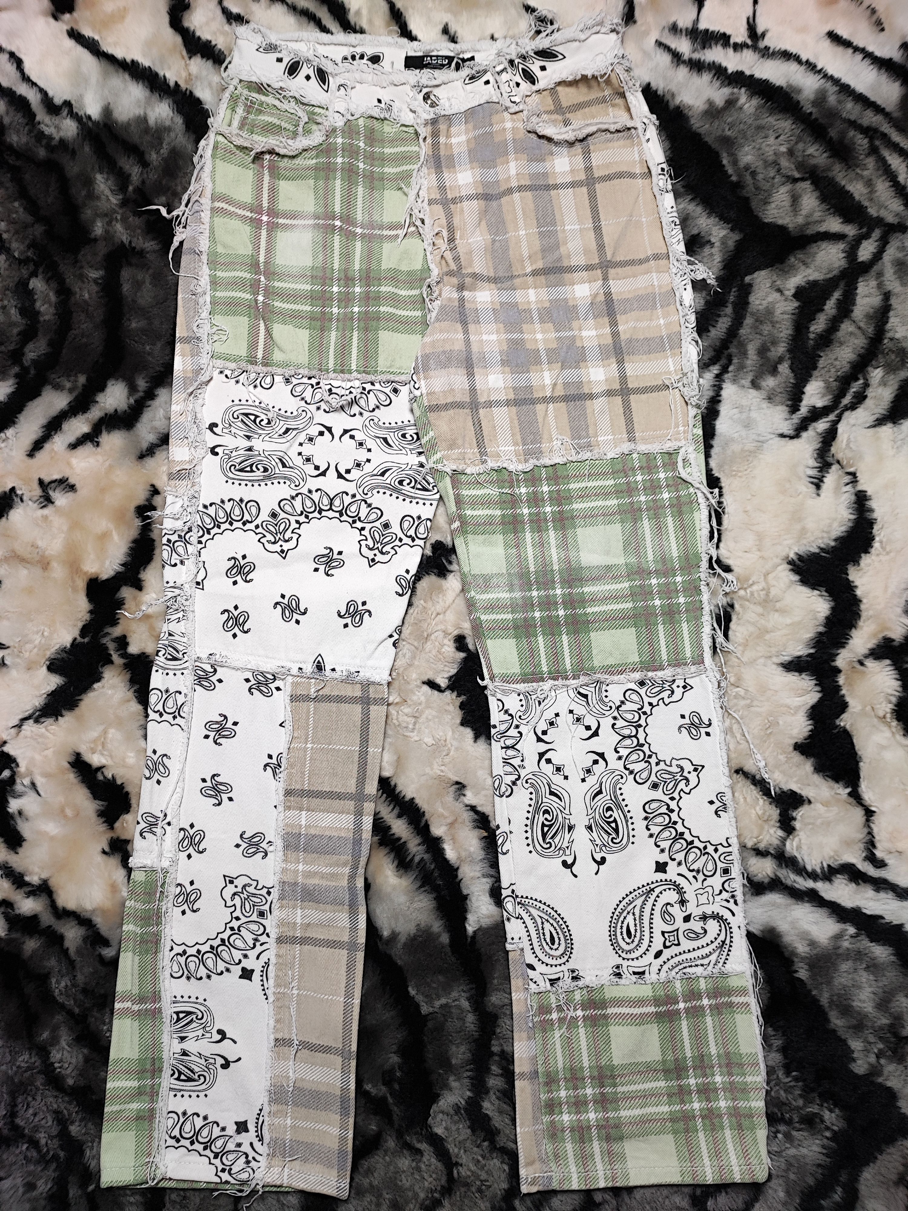 Jaded London Jaded London Patch Work Paisley Jeans Size US 29 - 1 Thumbnail