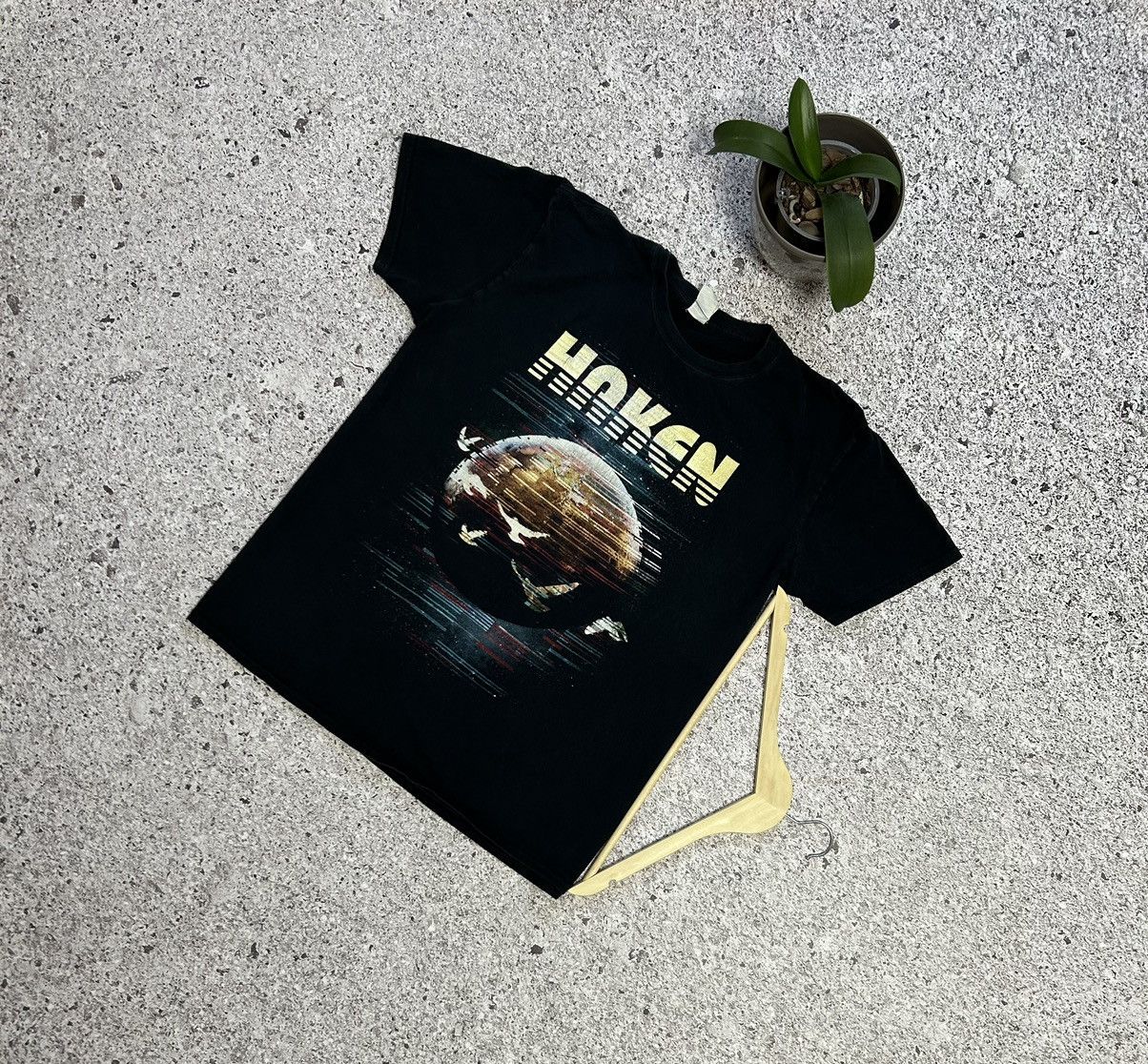 Band Tees × Vintage Vintage Haken 10TH Anniversary Tour 2017 England Rock Tee Size US XL / EU 56 / 4 - 1 Thumbnail
