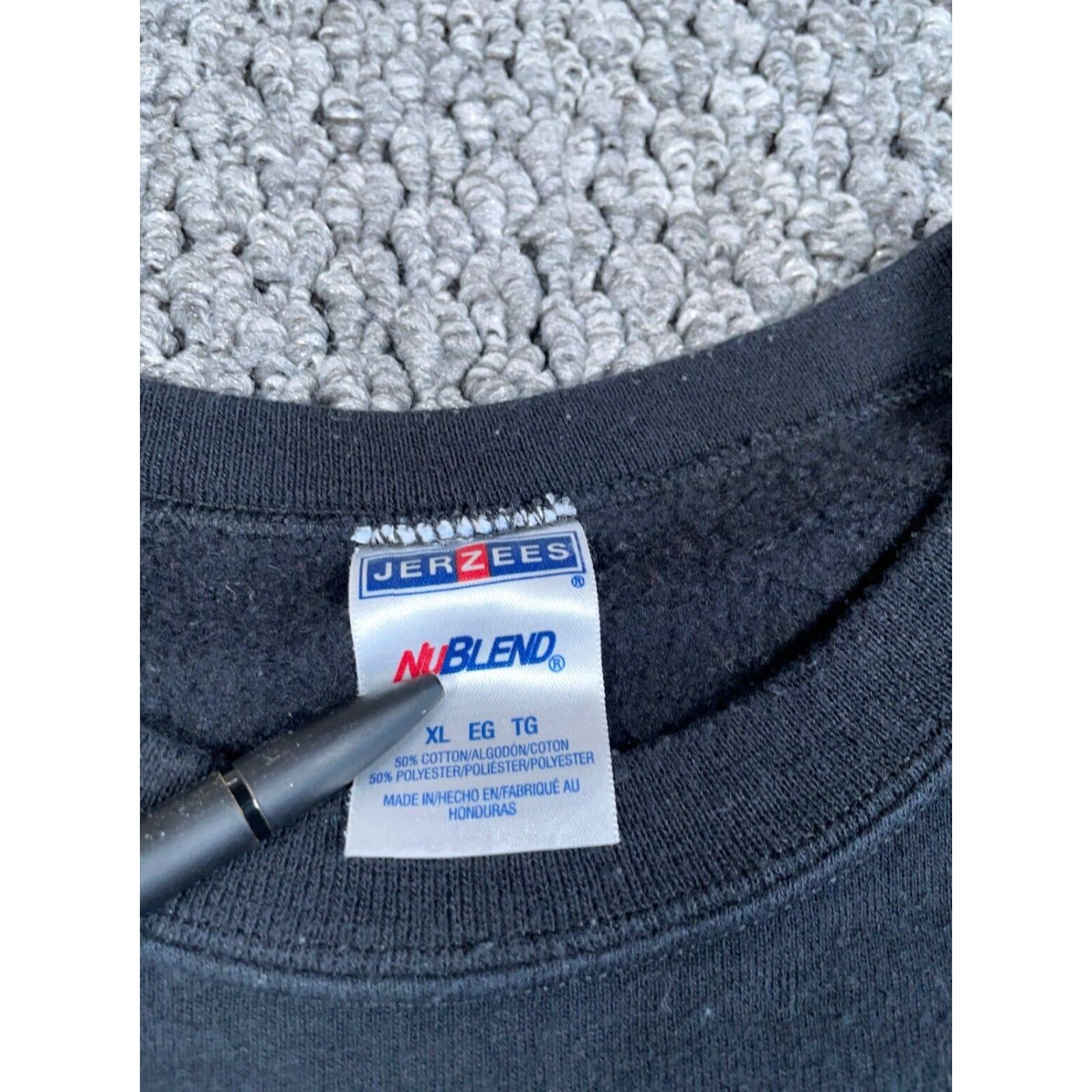 Jerzees Jerzees Sweatshirt Adult XL Black Car Print Graphic 90s Retro Mens Size US XL / EU 56 / 4 - 3 Thumbnail