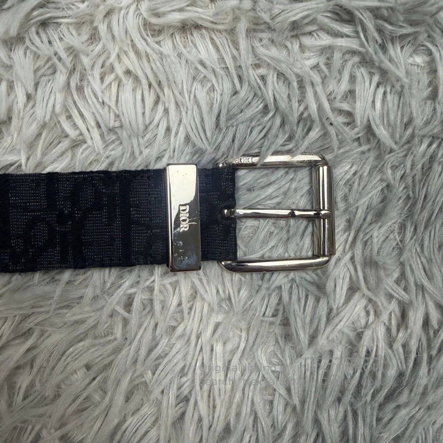 Dior dior black woven leather belt size 95. Size ONE SIZE - 7 Thumbnail