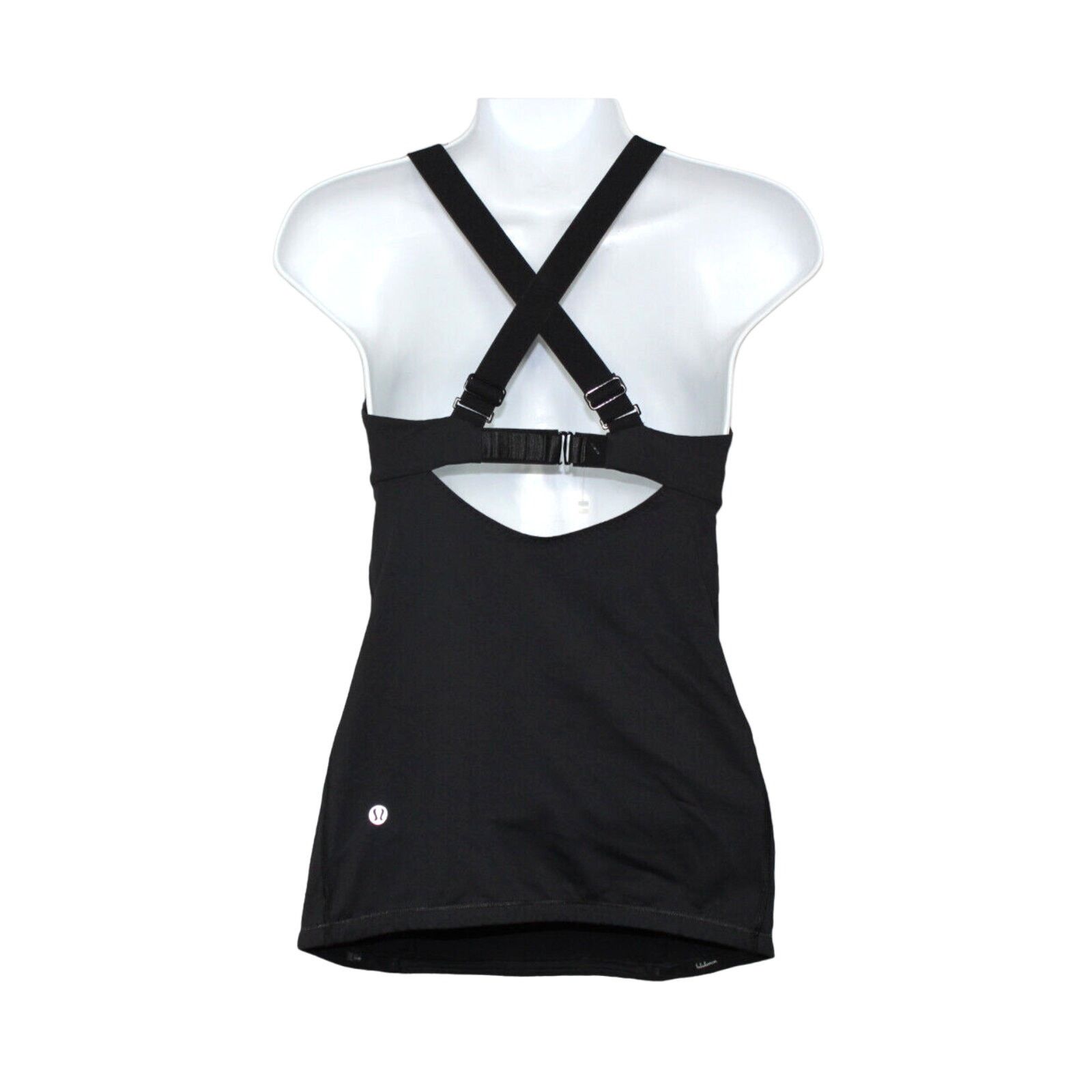 Lululemon Auth LULULEMON Athletica Black Bra Stretch Tank Top Size 4 Size S / US 4 / IT 40 - 2 Thumbnail