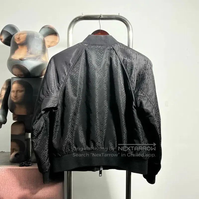 Burberry Burberry Men's Black Bomber Jacket. Size US M / EU 48-50 / 2 - 2 Thumbnail