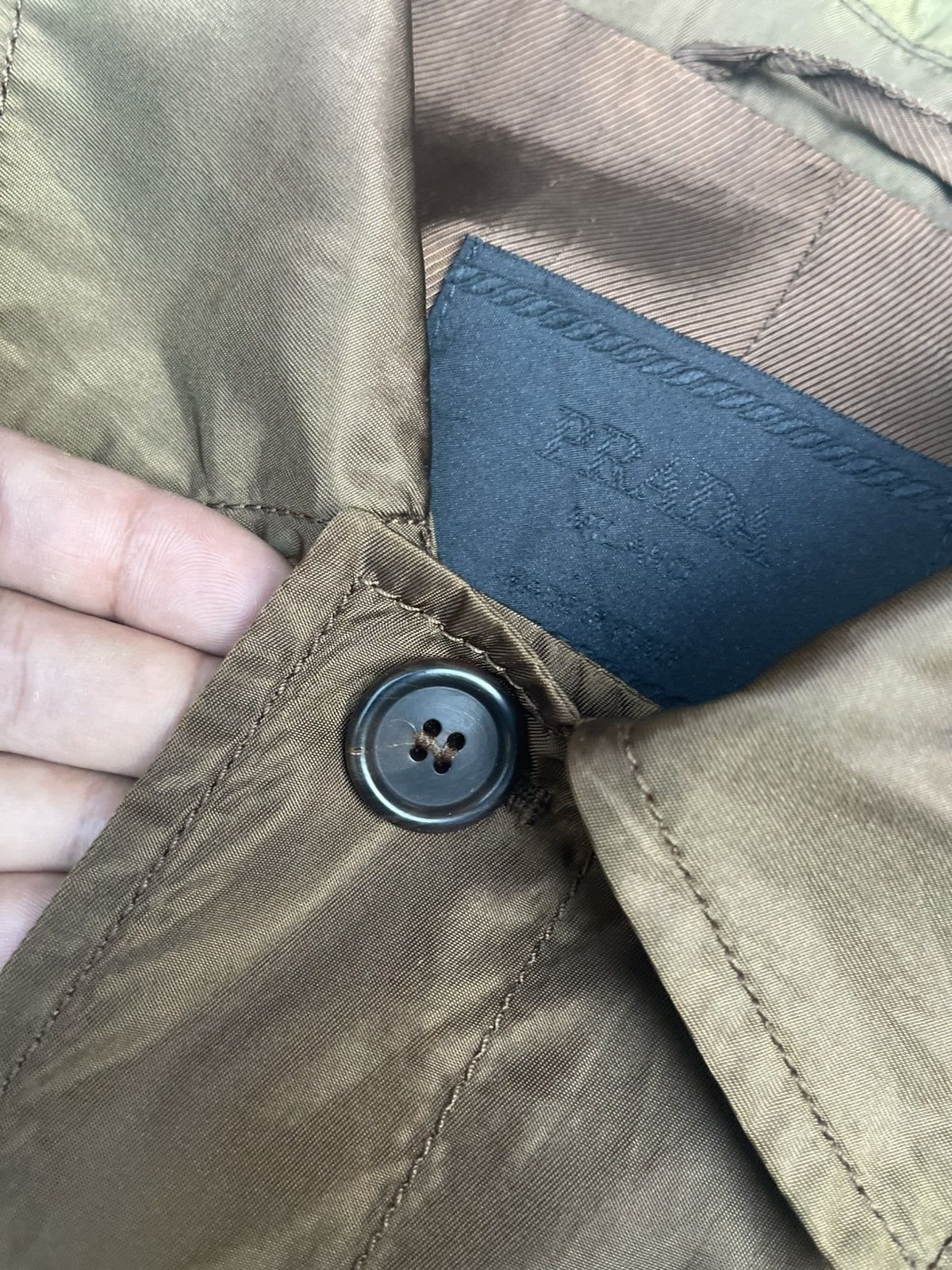 Prada PRADA Luxury Raincoat - Italian-Made, Acetate/Nylon Lining Size US L / EU 52-54 / 3 - 7 Thumbnail