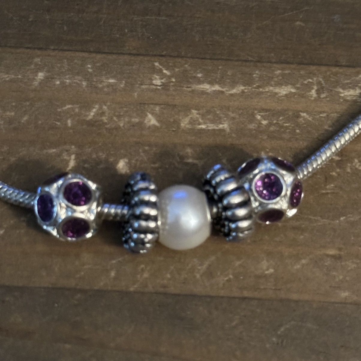 Other Silver tone sliding charm necklace Size ONE SIZE - 3 Thumbnail