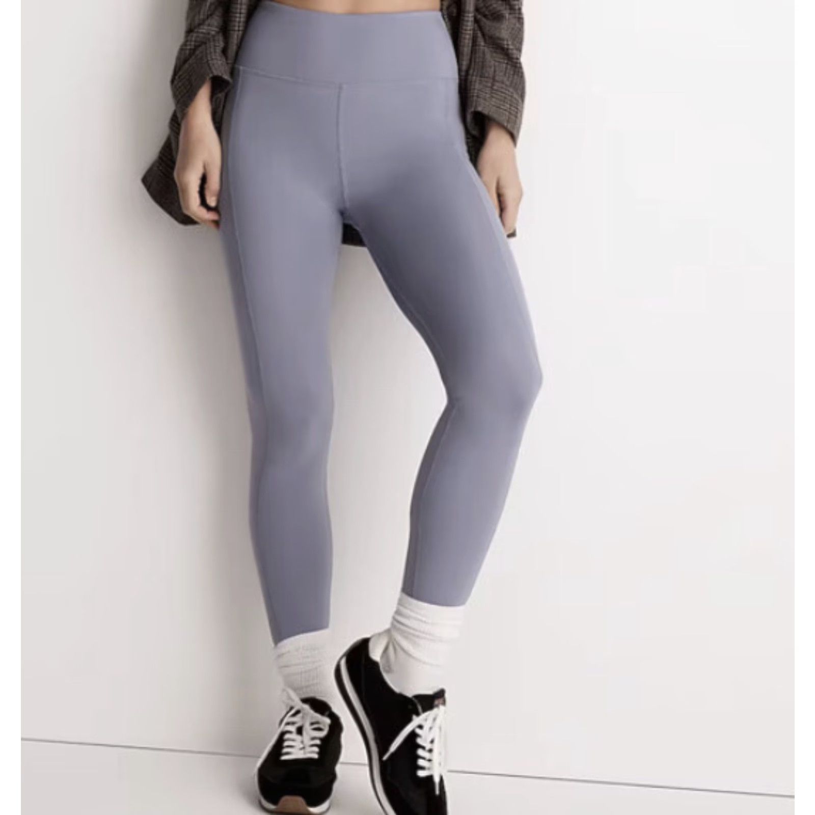 Madewell MWL Flex High-Rise 25" Leggings NWT NEW Dusk Peri Purple XS Women Leggings 22”x26” Casual Activewear Size 26" / US 2 / IT 38 - 6 Thumbnail
