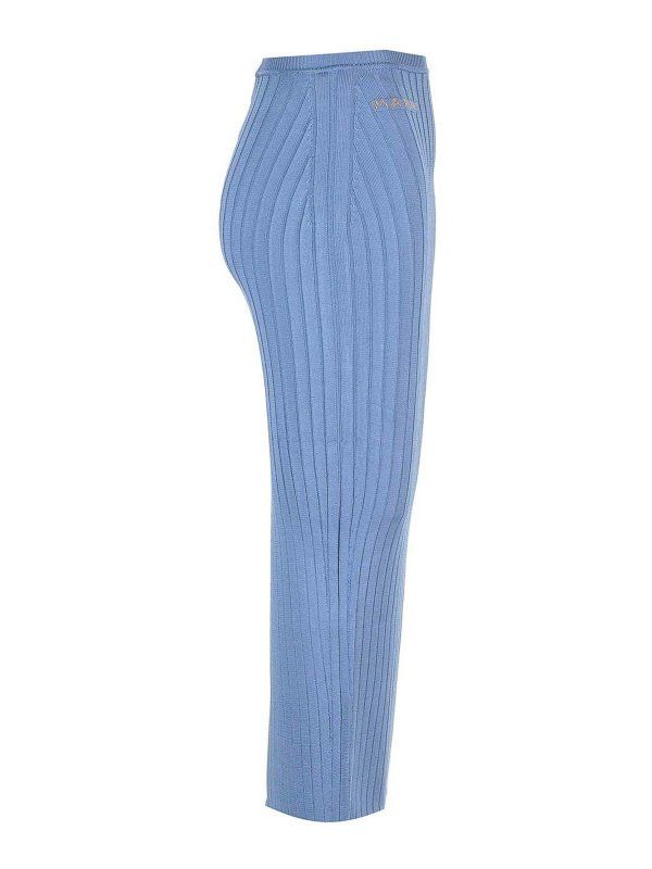Marni o1y1125 Maxi Skirt in Slate Blue Size 26" / US 2 / IT 38 - 3 Thumbnail