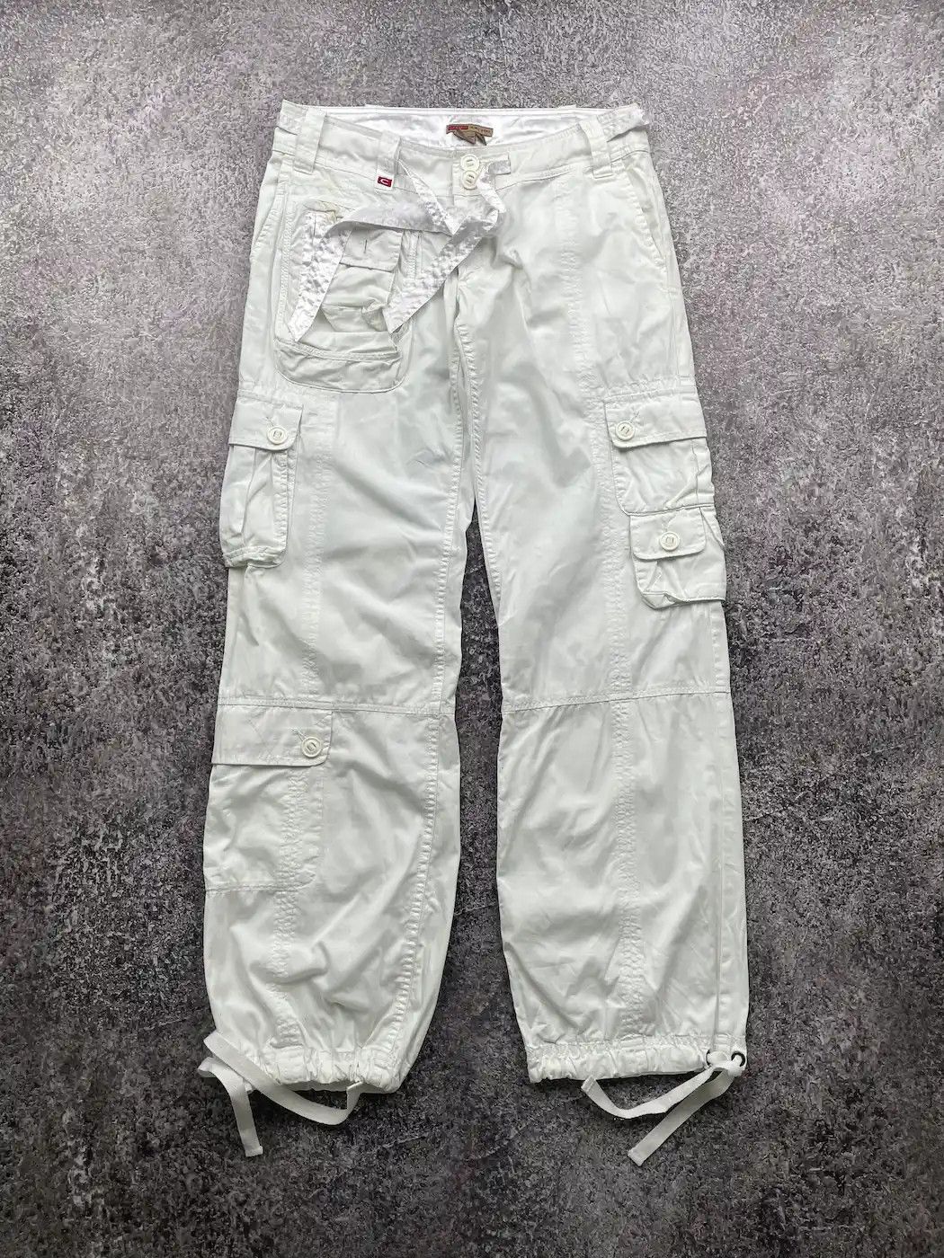 image of Archival Clothing x Vintage Cargo Bondage Pants in White, Men's (Size 32)