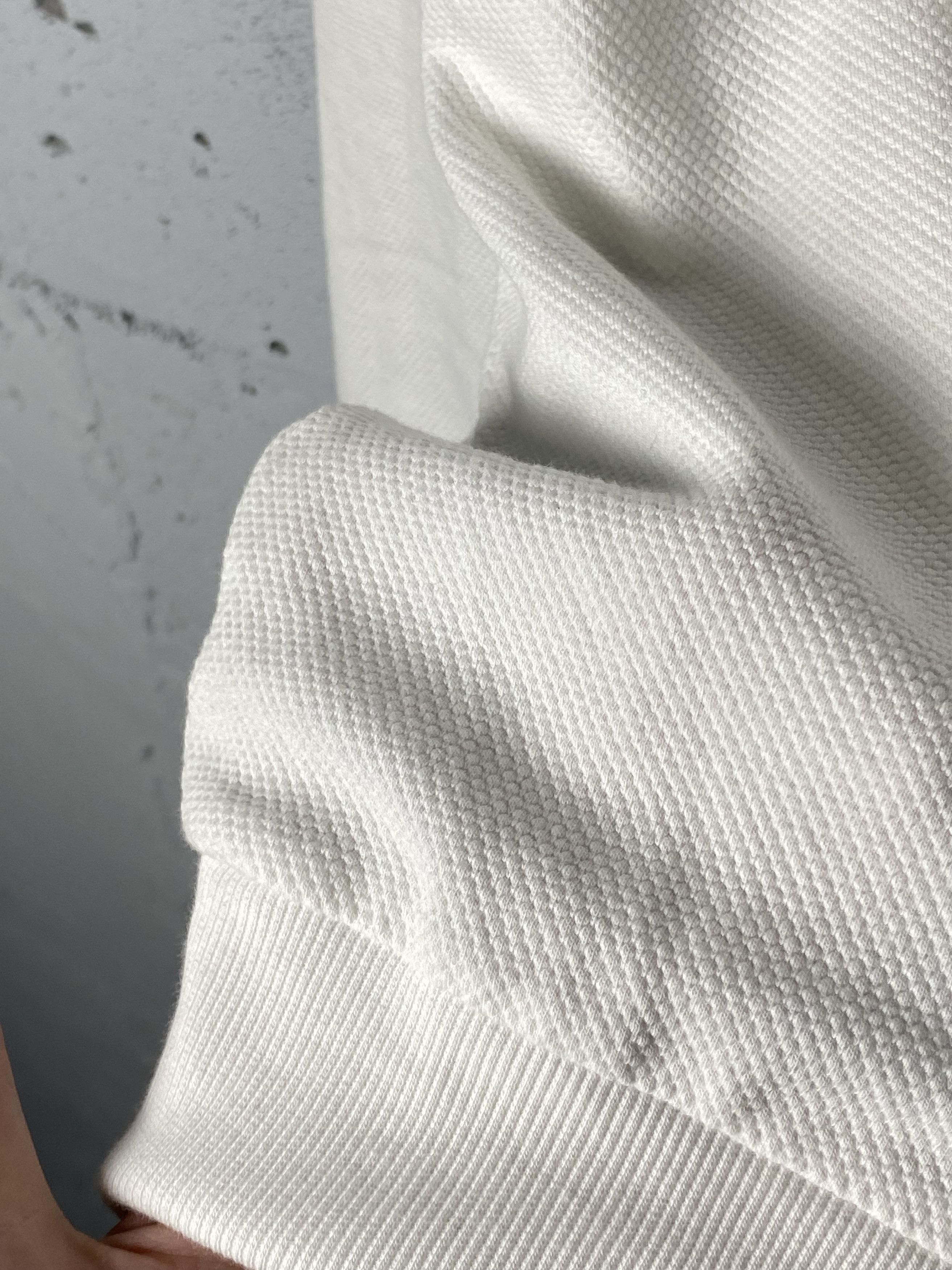 Reiss Reiss White Rancher Textured Wafel Sweatshirt Size US L / EU 52-54 / 3 - 5 Thumbnail