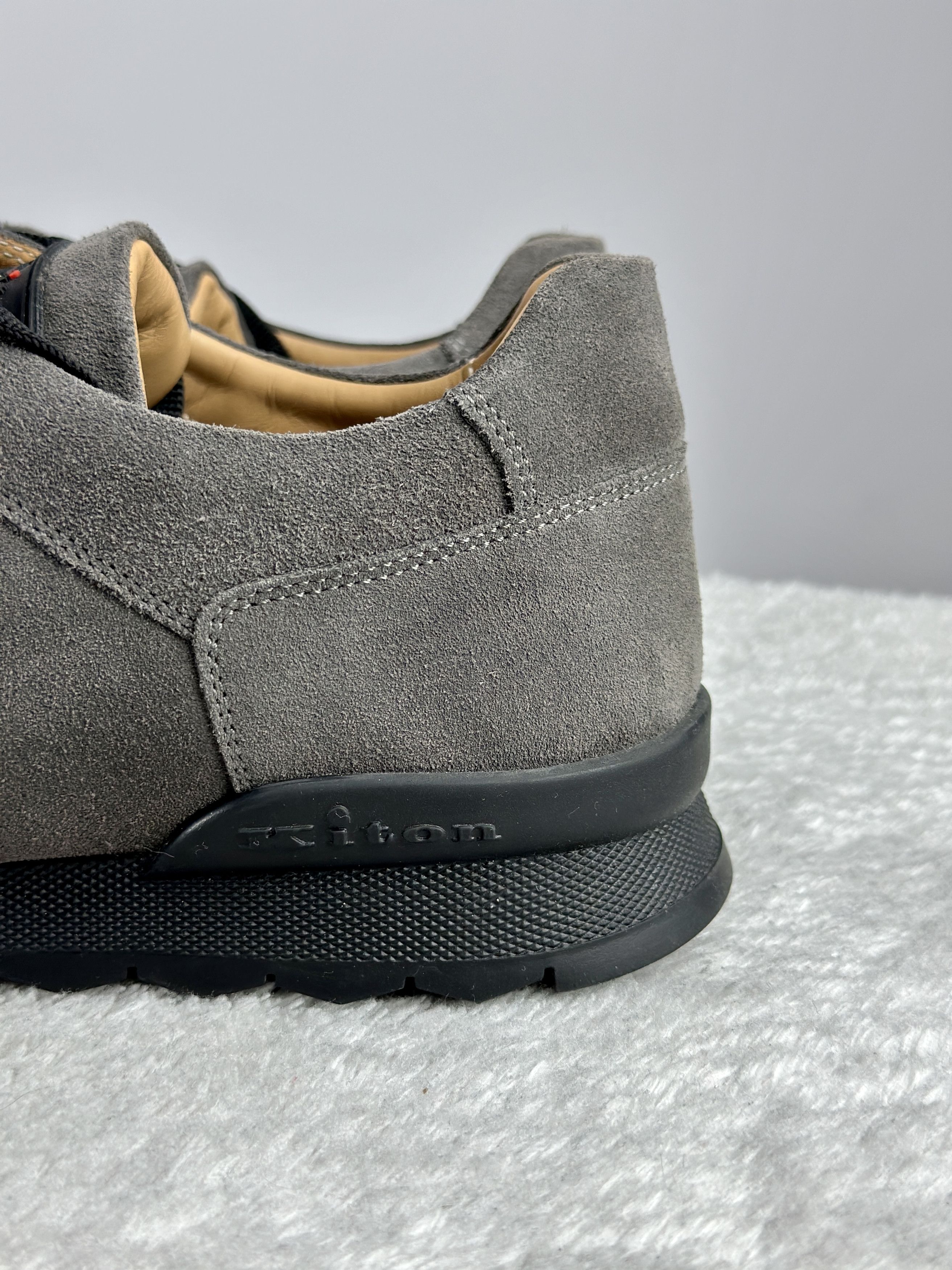 Kiton Men's sneakers with fur Kiton Size US 12 / EU 45 - 9 Thumbnail