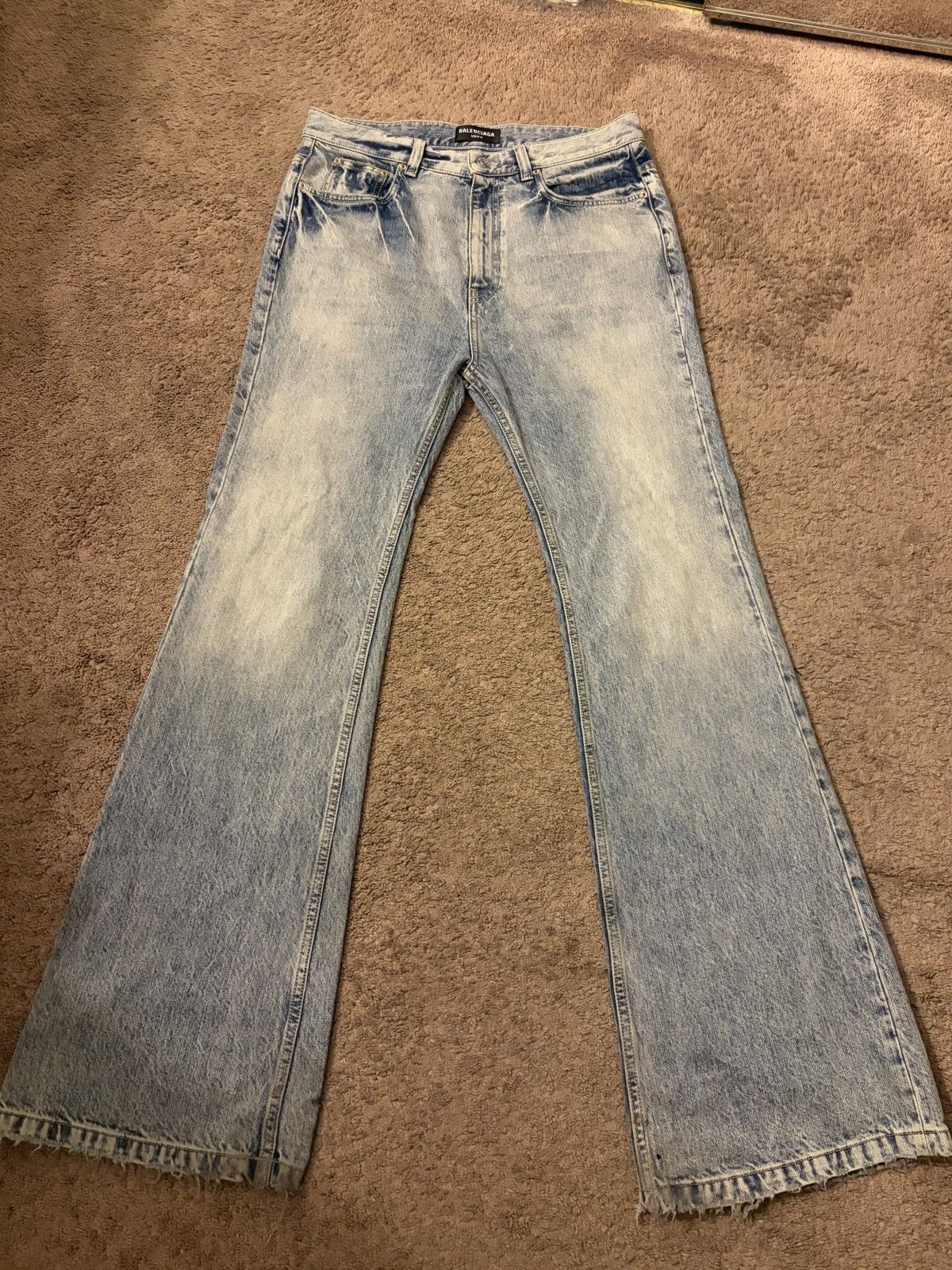 Balenciaga Balenciaga Lost Tape Flared Denim Size US 32 / EU 48 - 1 Thumbnail