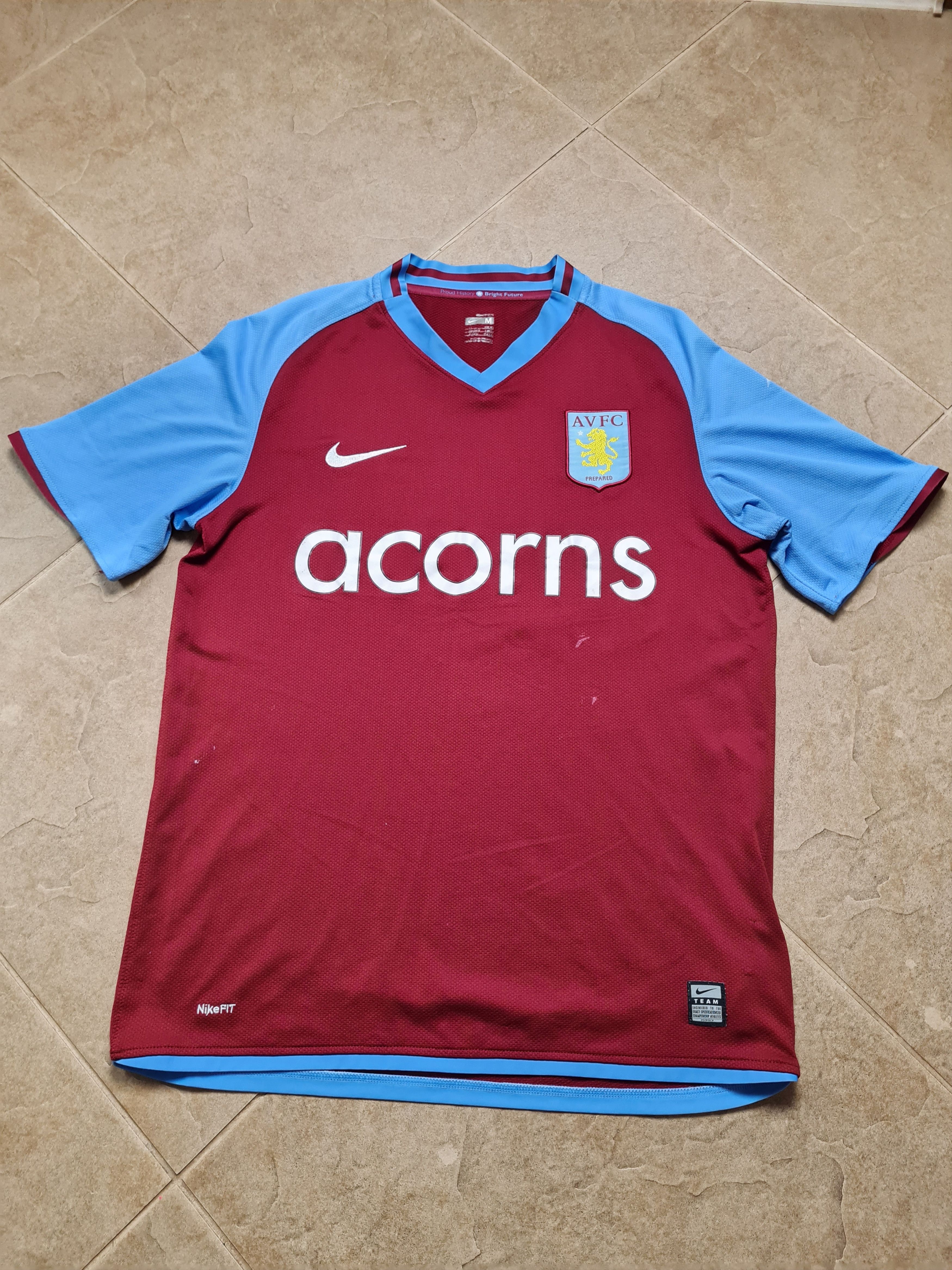 Nike Nike Aston Villa Home Soccer Shirt 2008/09 Adults Size US M / EU 48-50 / 2 - 1 Thumbnail