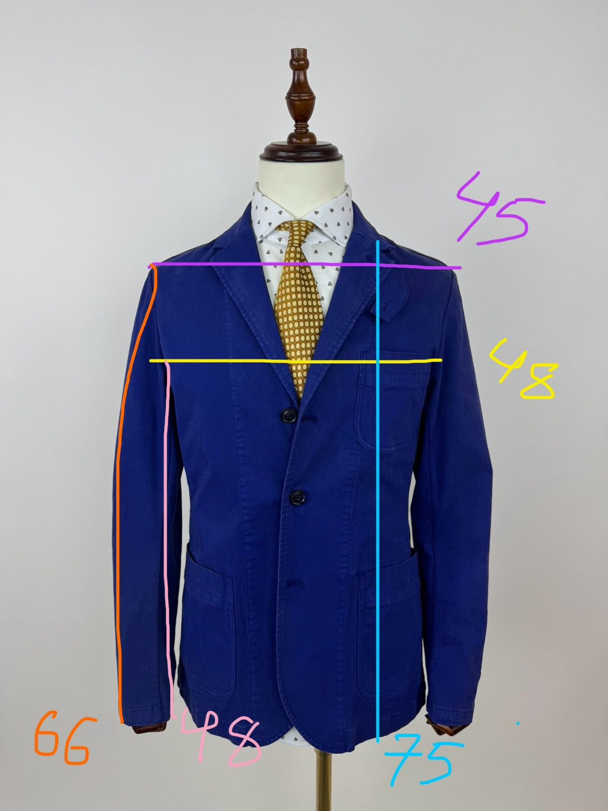 Scotch & Soda Scotch Soda B30 blazer workwear Marine sports Navy jacket Size 38R - 16 Thumbnail