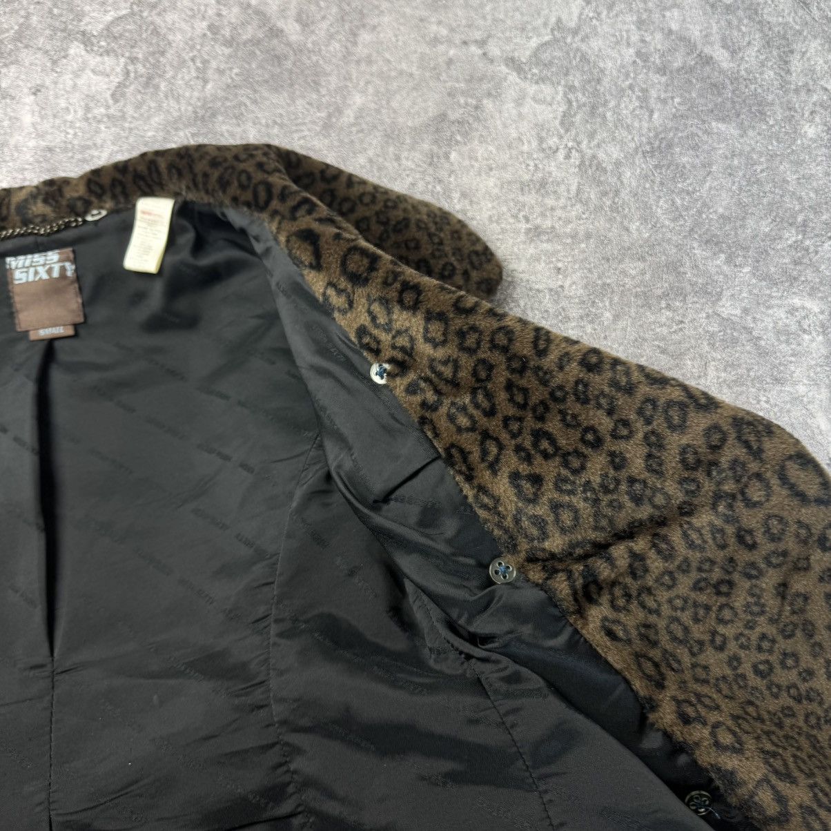 Miss Sixty Miss Sixty Vintage Y2K Leopard Print Faux Fur Jacket Size S / US 4 / IT 40 - 9 Thumbnail