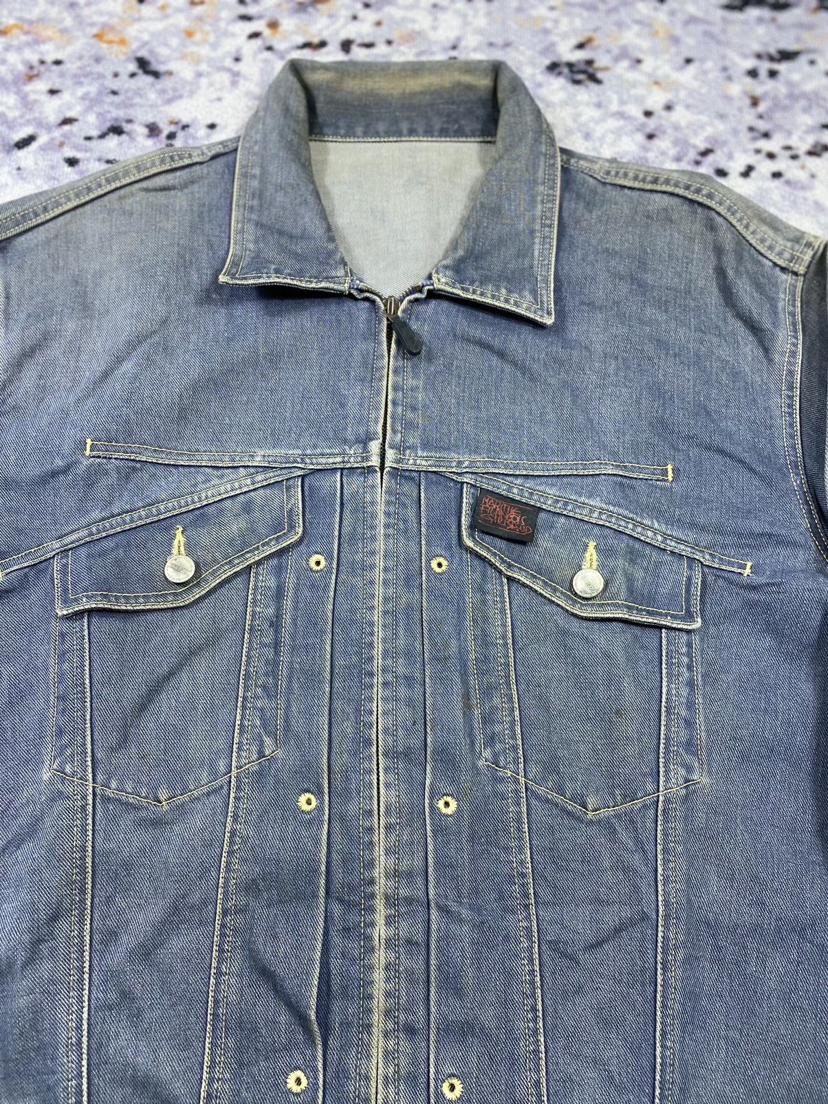 Marithe + Francois Girbaud Vtg Denim Marithe Francois Girbaud ZipJacket Size US M / EU 48-50 / 2 - 5 Thumbnail