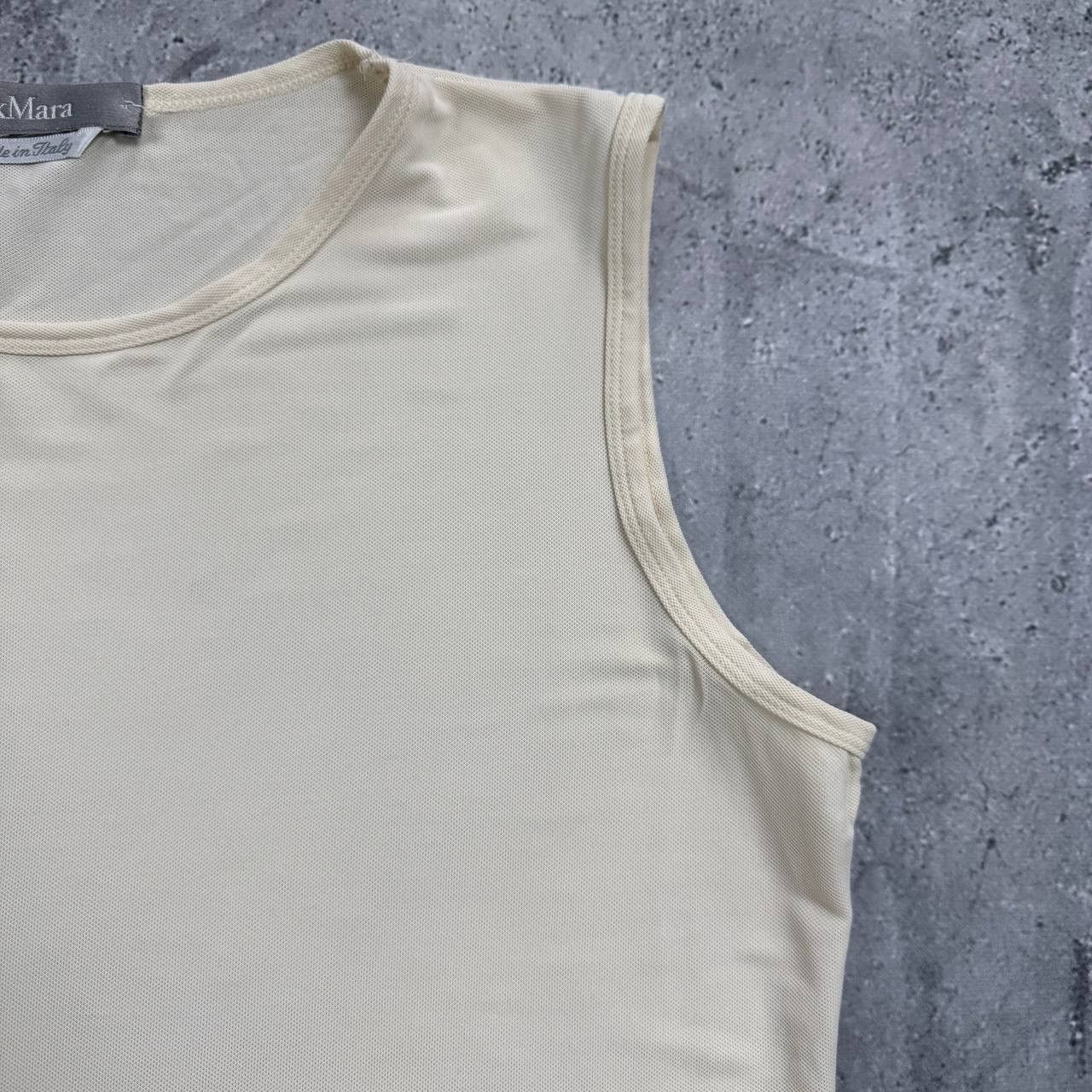 Max Mara Max Mara Sleeveless Top Women’s Beige Size S/M Size M / US 6-8 / IT 42-44 - 4 Thumbnail
