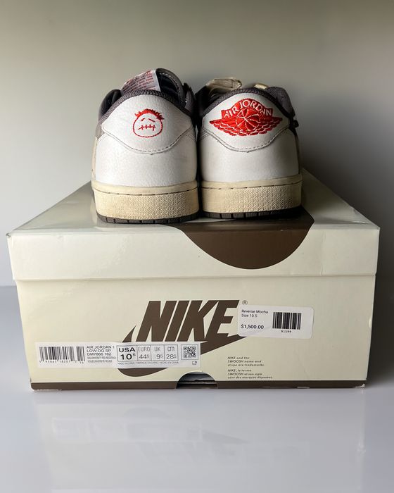 Travis Scott Travis Scott x Air Jordan 1 Low Reverse Mocha | 10.5 | Grailed