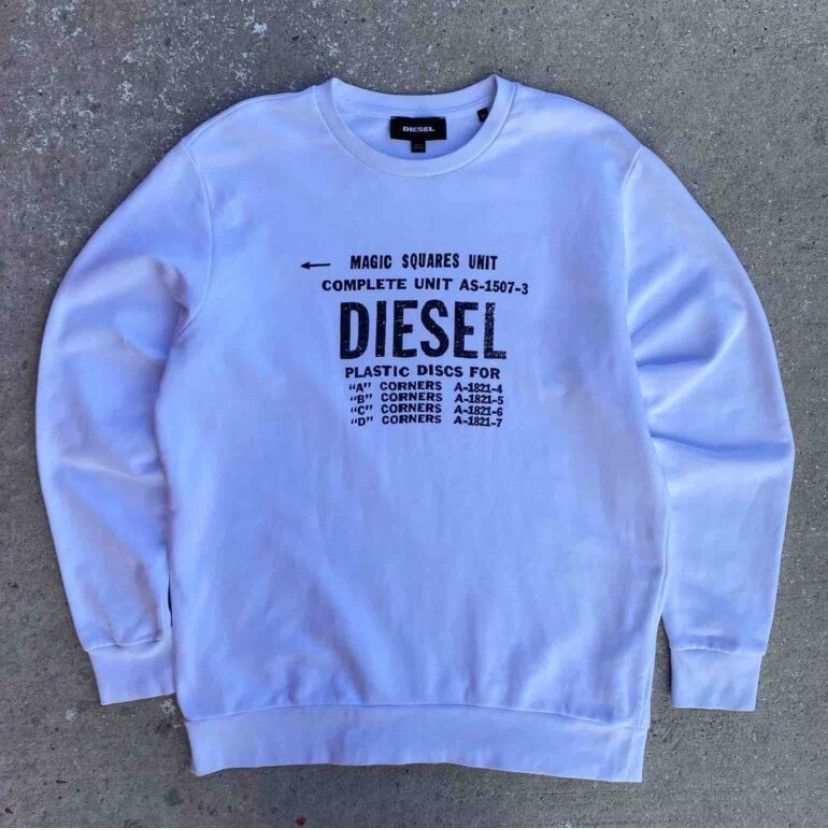 Diesel × Vintage Diesel Sweatshirt S-GIR-B5 Size US XL / EU 56 / 4 - 7 Thumbnail