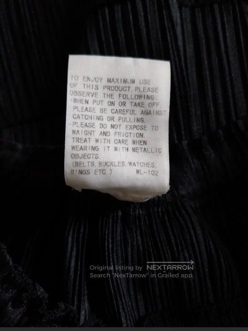 Issey Miyake Issey Miyake size:3 Black Double-layer Patchwork Midi Skir Size 23" - 6 Thumbnail