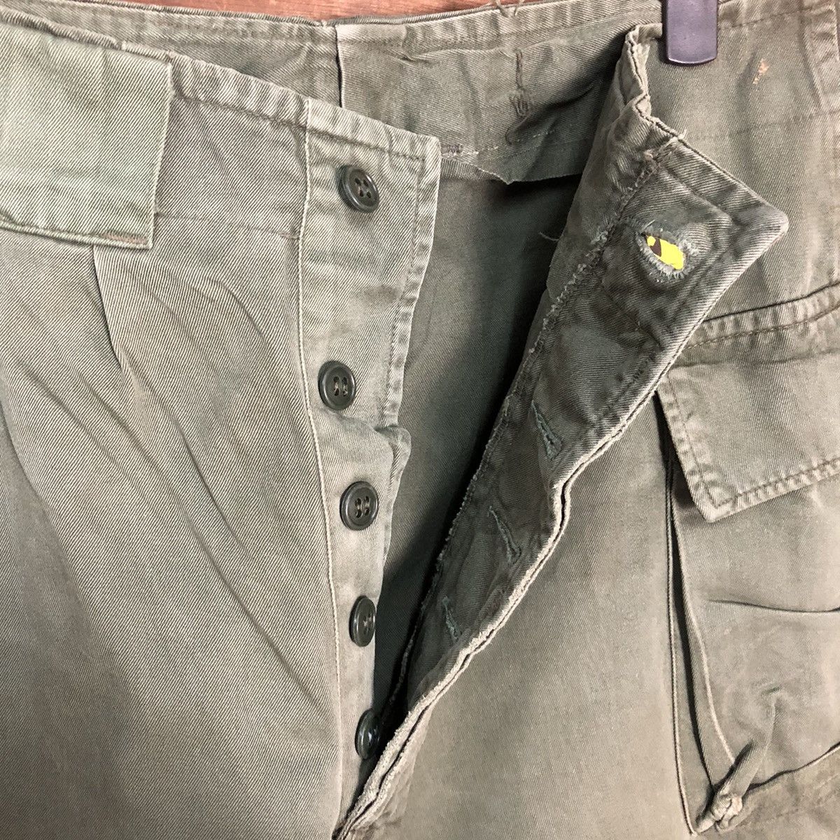 Vintage DL Japan army double knee vintage Green Cargo pants #S2779 Size US 30 / EU 46 - 10 Thumbnail