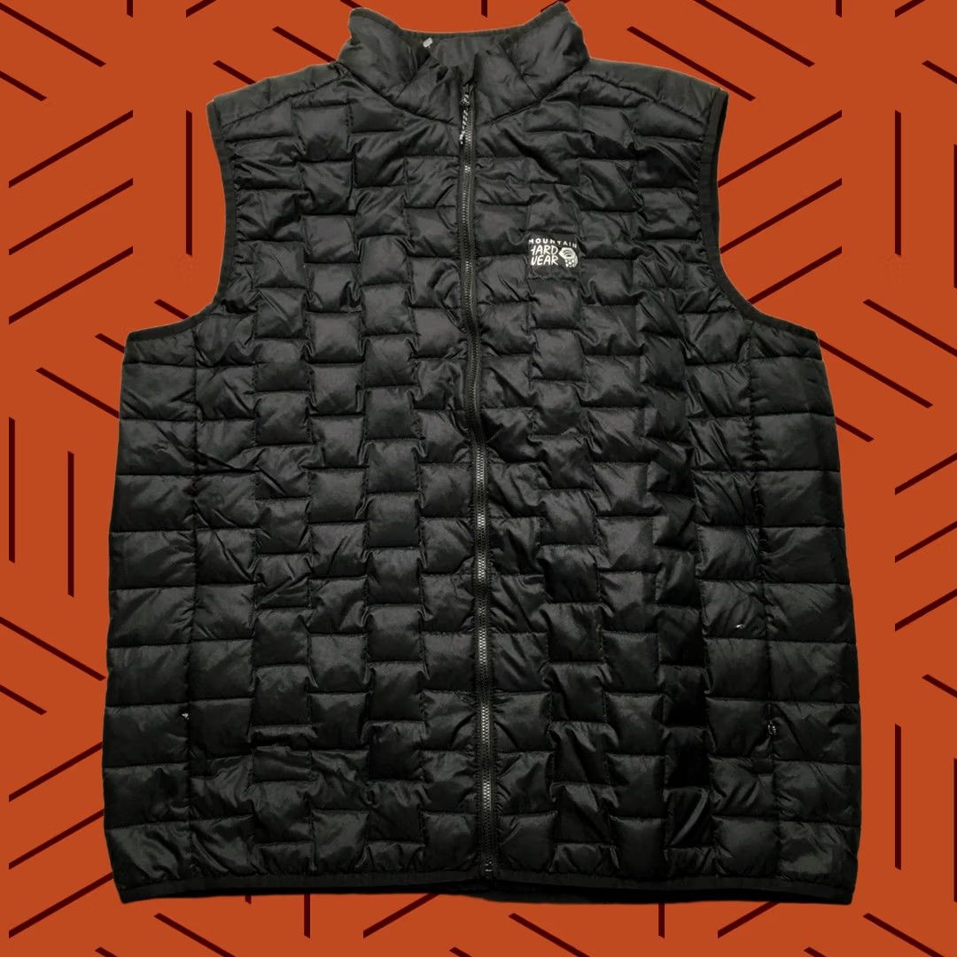 Mountain Hardwear Mountain Hardwear Vest Men 2XL Black Down Puffer Quilted Stand-Up Collar Zip Full Zip Pockets Outdoor Hiking Casual Size US XXL / EU 58 / 5 - 1 Thumbnail