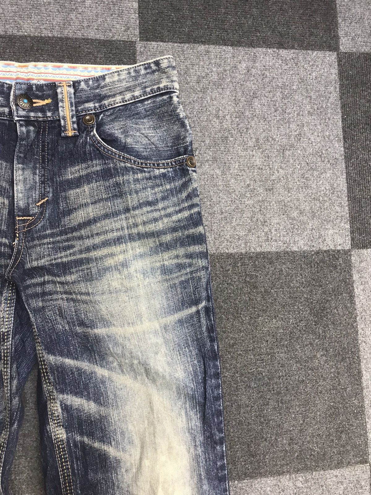 Edwin 💥FLARE💥VTG EDWIN FLARE BLUE WASH NAVAJO Denim Size US 32 / EU 48 - 4 Thumbnail