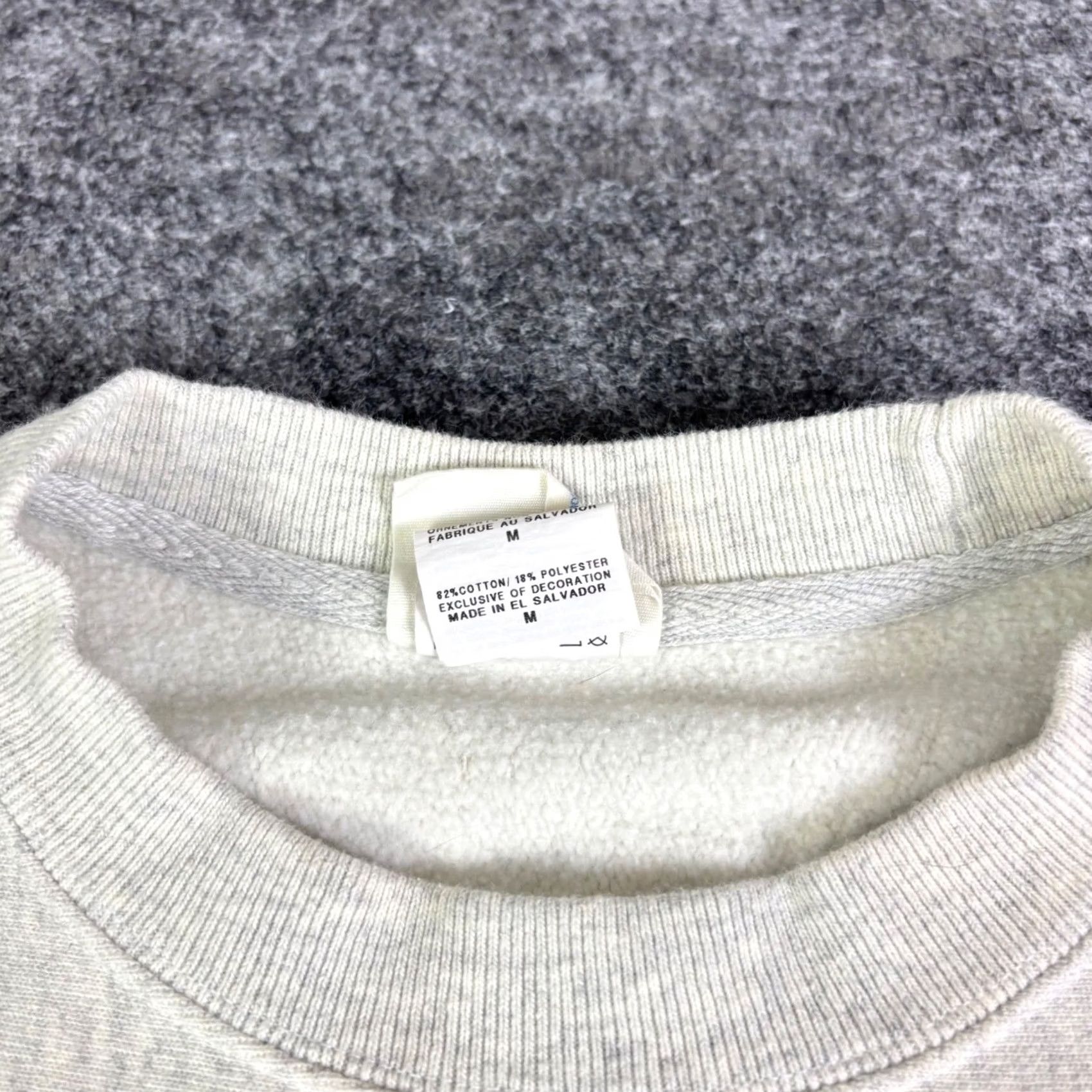 Champion Champion Sweatshirt Gray Mens M Pullover Crew Neck Graphic Print Heavyweight University Size US M / EU 48-50 / 2 - 3 Thumbnail