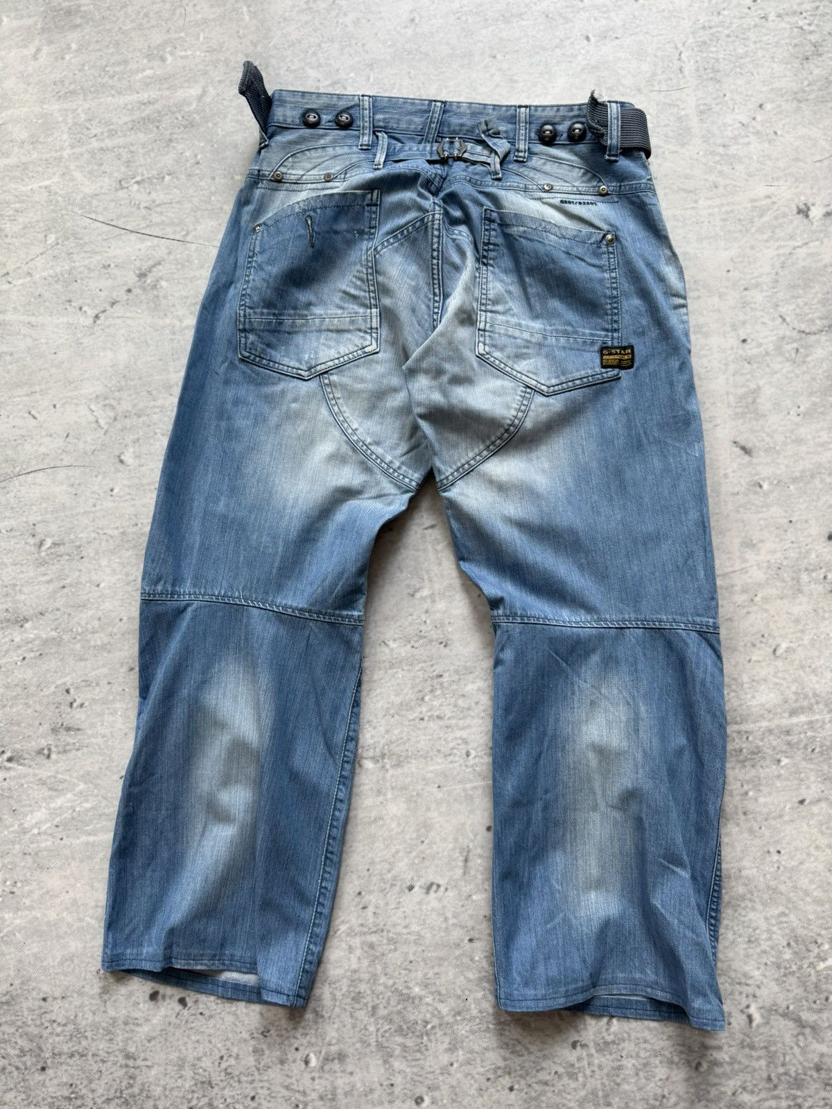 G-Star Vintage 00s streetwear G-Star awesome denim pants jeans Size US 34 / EU 50 - 2 Thumbnail