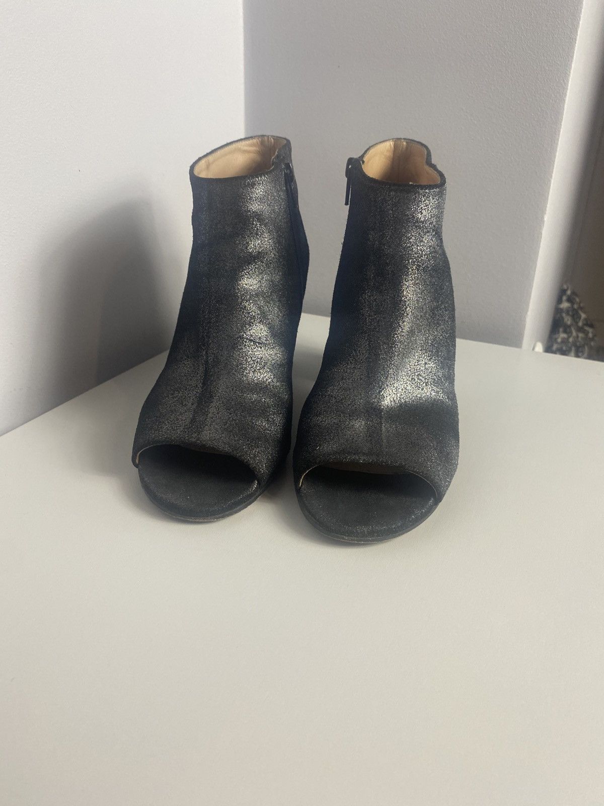 Maison Margiela ⚡️Quick Sale ⚡️Leather Maison Margiela open toes filter heel Size US 7 / IT 37 - 2 Thumbnail