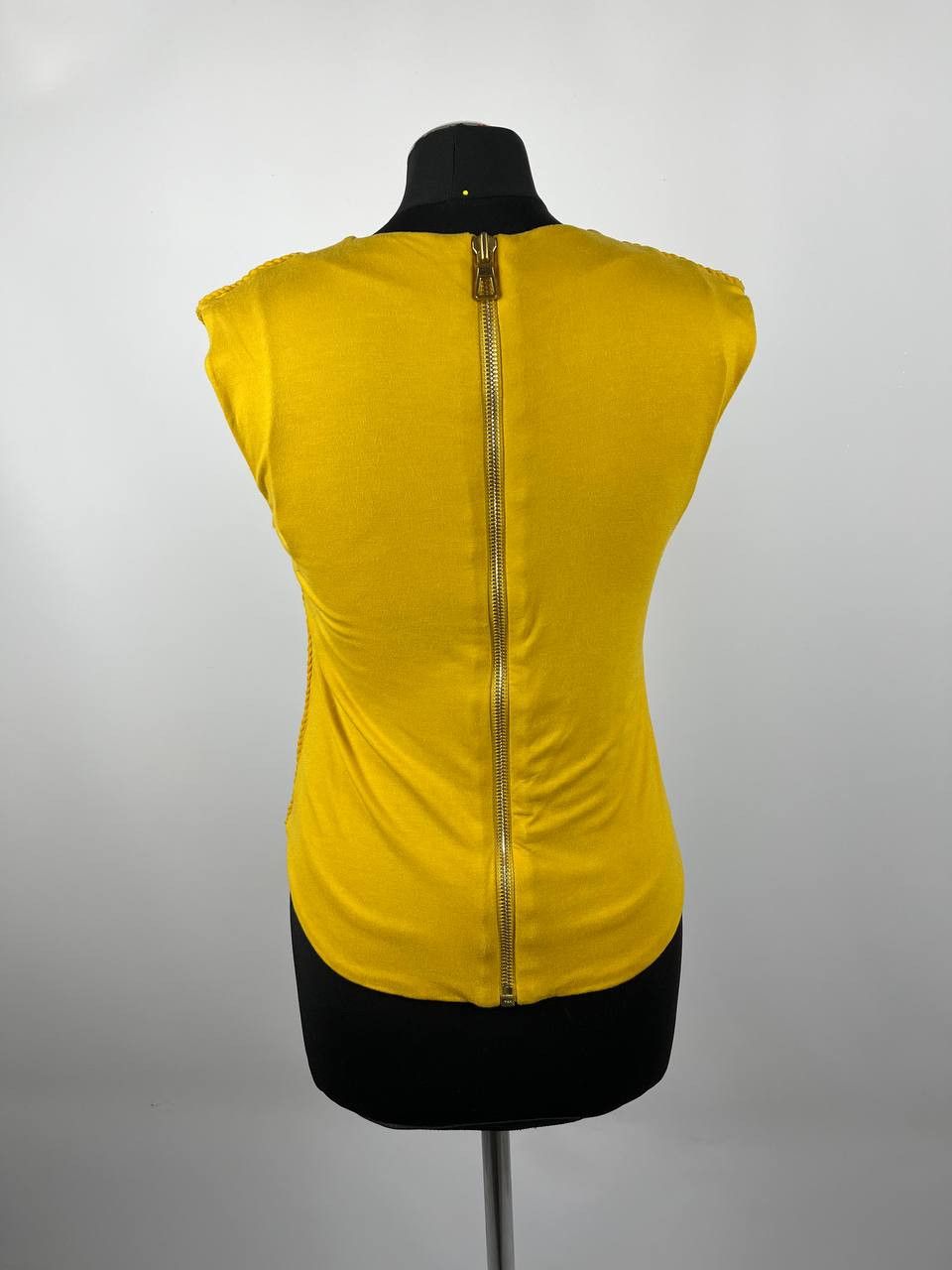 Balmain × H&M BALMAIN X H&M Limited Edition Top with Braided Mustard Size XS / US 0-2 / IT 36-38 - 3 Thumbnail