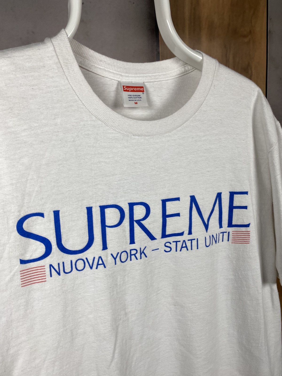 Supreme 🔥T-Shirt Supreme Nuova York Stati Uniti Tee🔥 Size US M / EU 48-50 / 2 - 2 Thumbnail