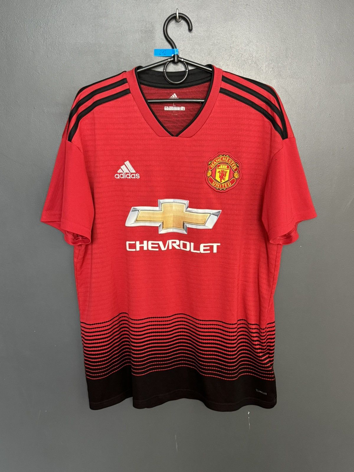 Adidas Manchester United 18/19 Home Football Jersey T-Shirt Size US L / EU 52-54 / 3 - 1 Thumbnail