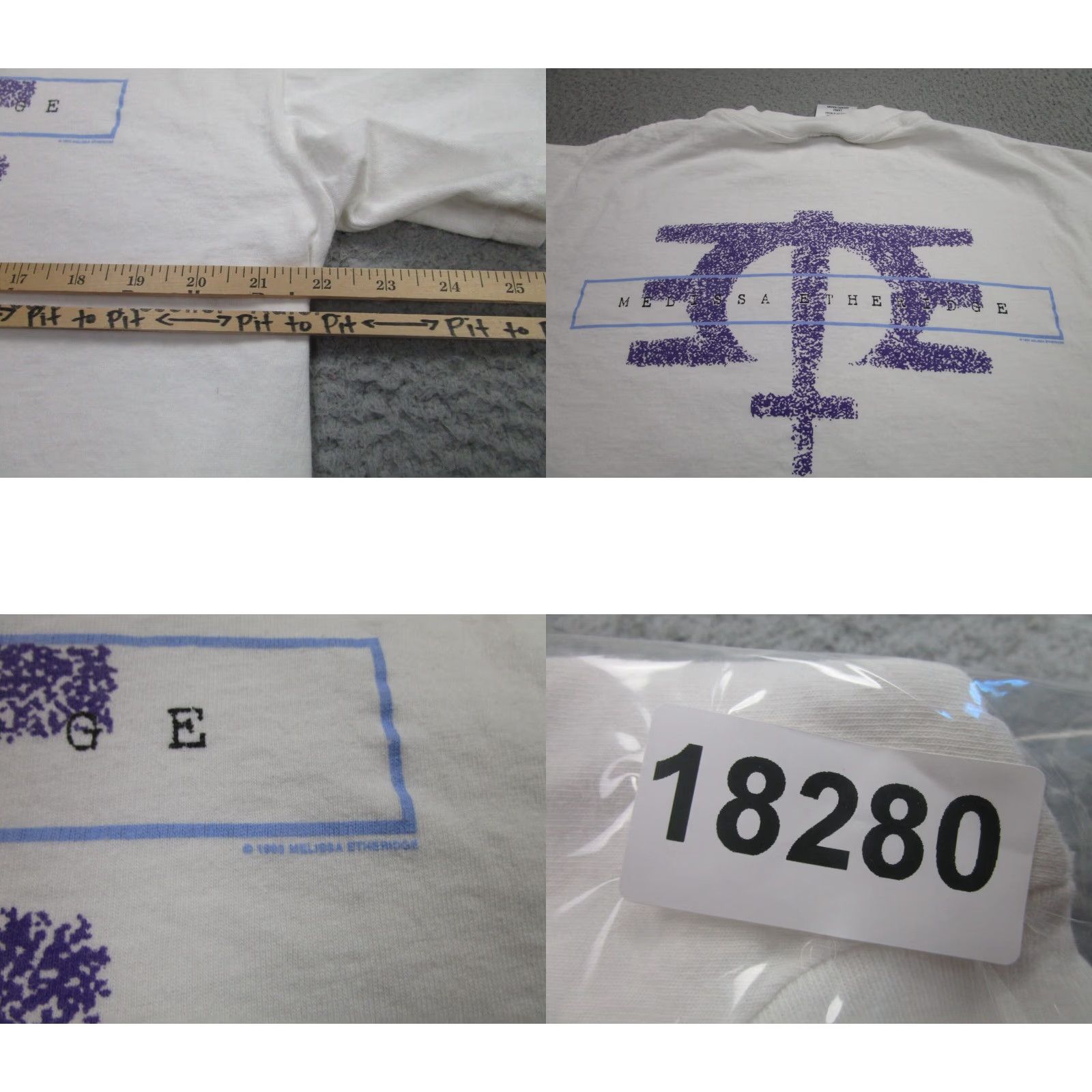 Melissa Winterland Vintage Melissa Etheridge Shirt Mens L White 1995 90s Winterland L White Shirt Melissa Etheridge Vintage 1995 90s Mens L White Size US L / EU 52-54 / 3 - 8 Thumbnail