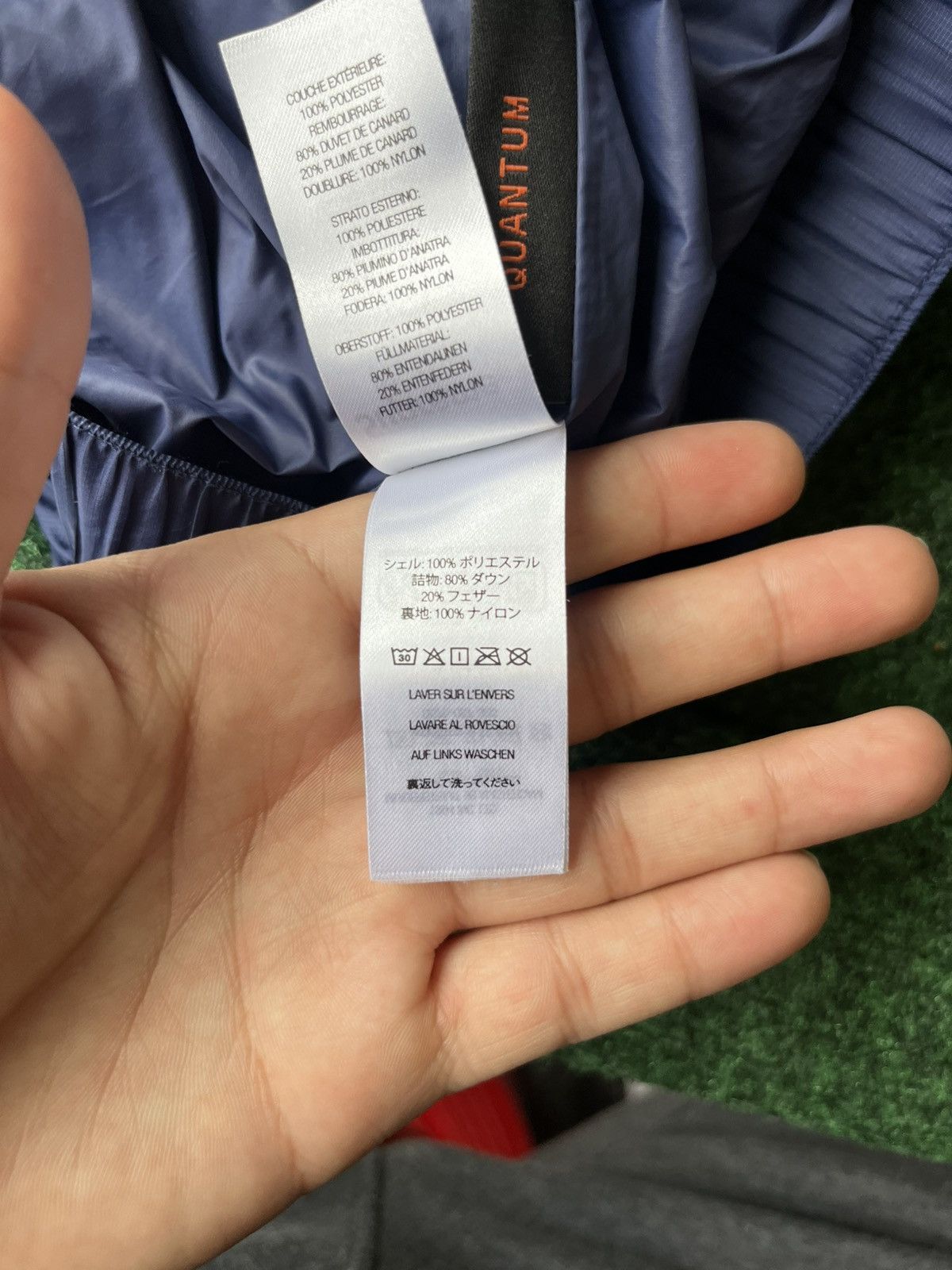 Supreme USED SUPREME MICRO DOWN SET PUFFER AND PANTS “NAVY