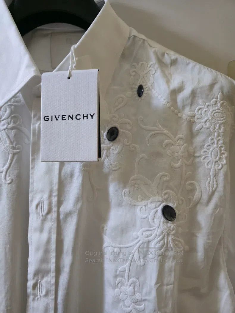 Givenchy Givenchy Size37 Men's Short Sleeve Shirt Size US M / EU 48-50 / 2 - 3 Thumbnail
