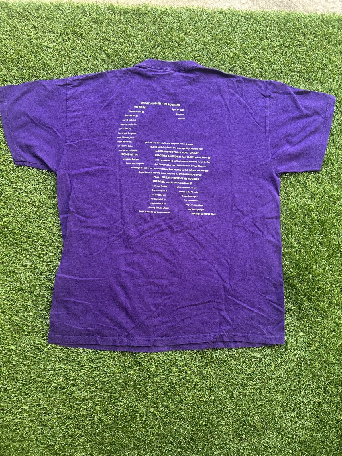 MLB MLB Colorado Rockies 20th Anniversary T-Shirt Size US XL / EU 56 / 4 - 4 Thumbnail