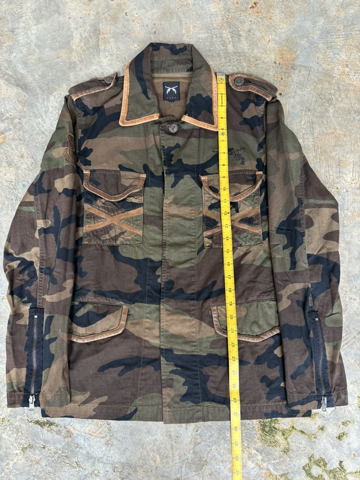 If Six Was Nine × Japanese Brand × Roar Japanesebrand Roar Camo Ifsixwasnine Lgb Style Jacket Size US M / EU 48-50 / 2 - 14 Thumbnail
