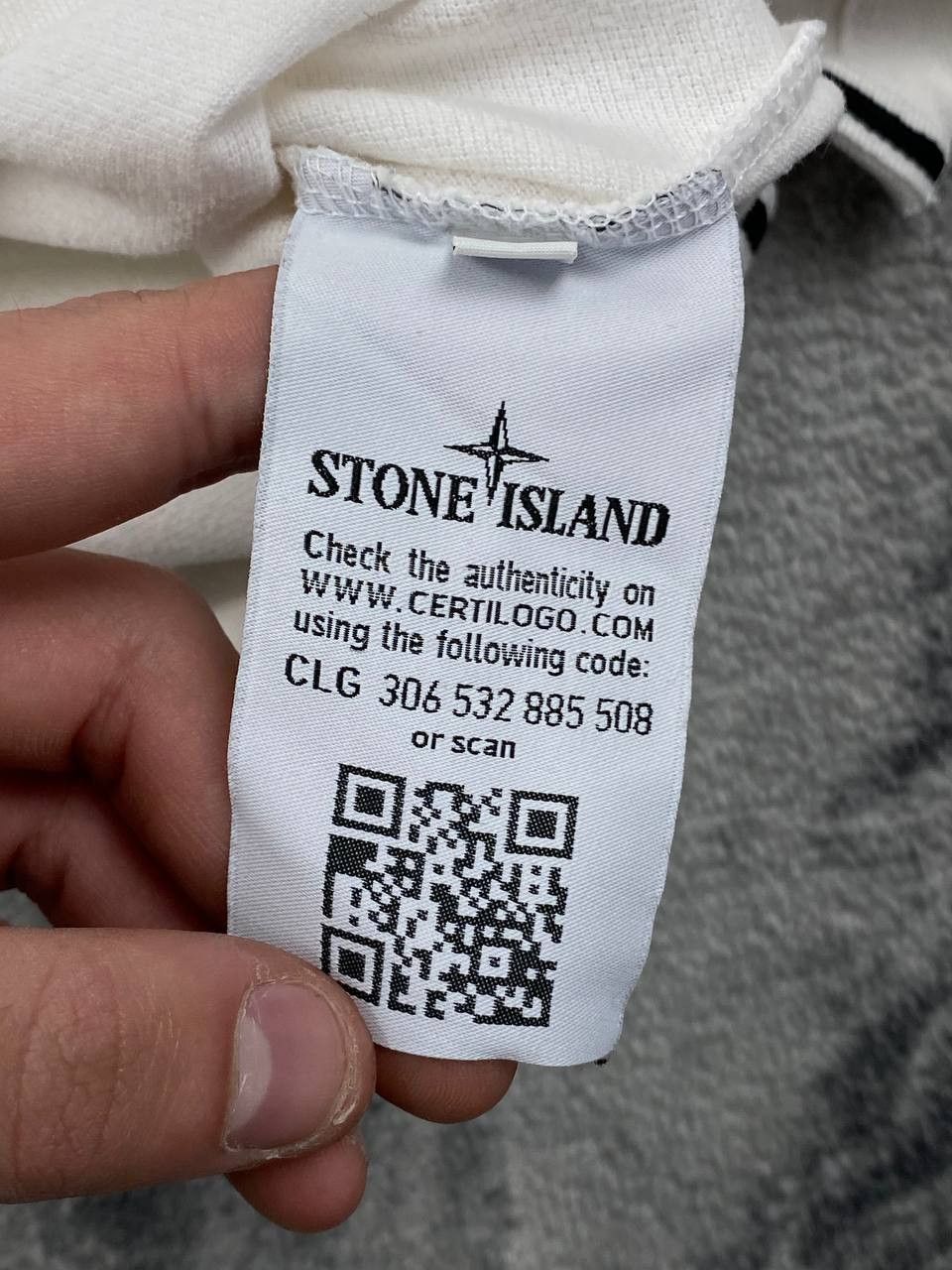 Stone Island Stone Island Polo Shirt Patch Program Men Size 2XL White Size US XXL / EU 58 / 5 - 9 Thumbnail