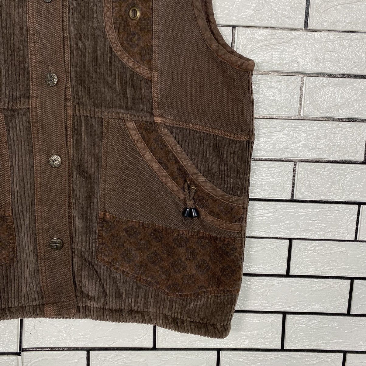 Japanese Brand 📌Vintage Vest Jacket Embroidery Unbranded Issey Miyake Size US M / EU 48-50 / 2 - 6 Thumbnail