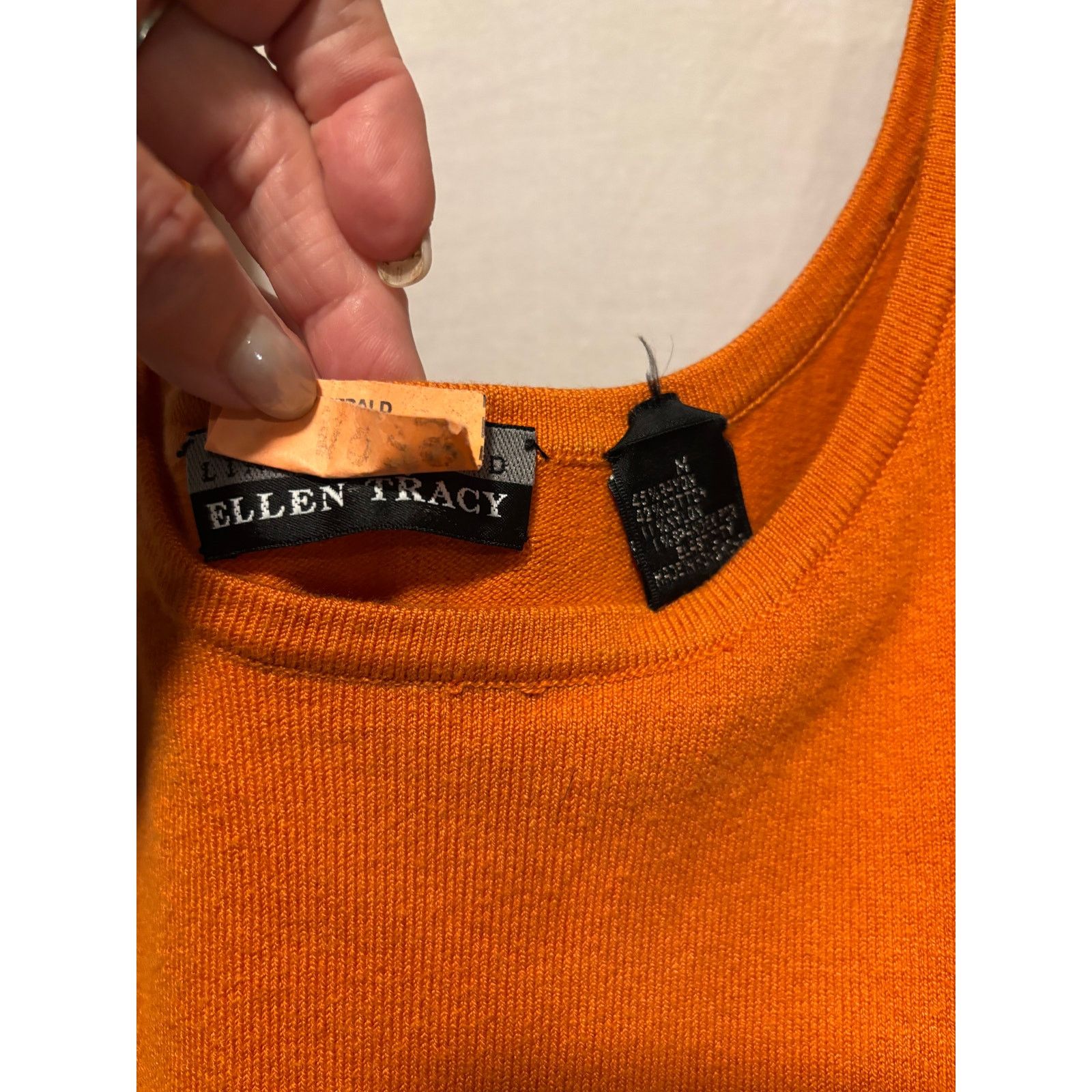 Ellen Tracy Ellen Tracy Linda Allard Vintage Orange Tank Cami Top Sz M Size M / US 6-8 / IT 42-44 - 5 Thumbnail