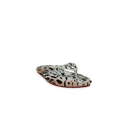 Christian Louboutin oc11z0126 Super Loubi Flip Donna in Grey Size US 7 / IT 37 - 2 Thumbnail