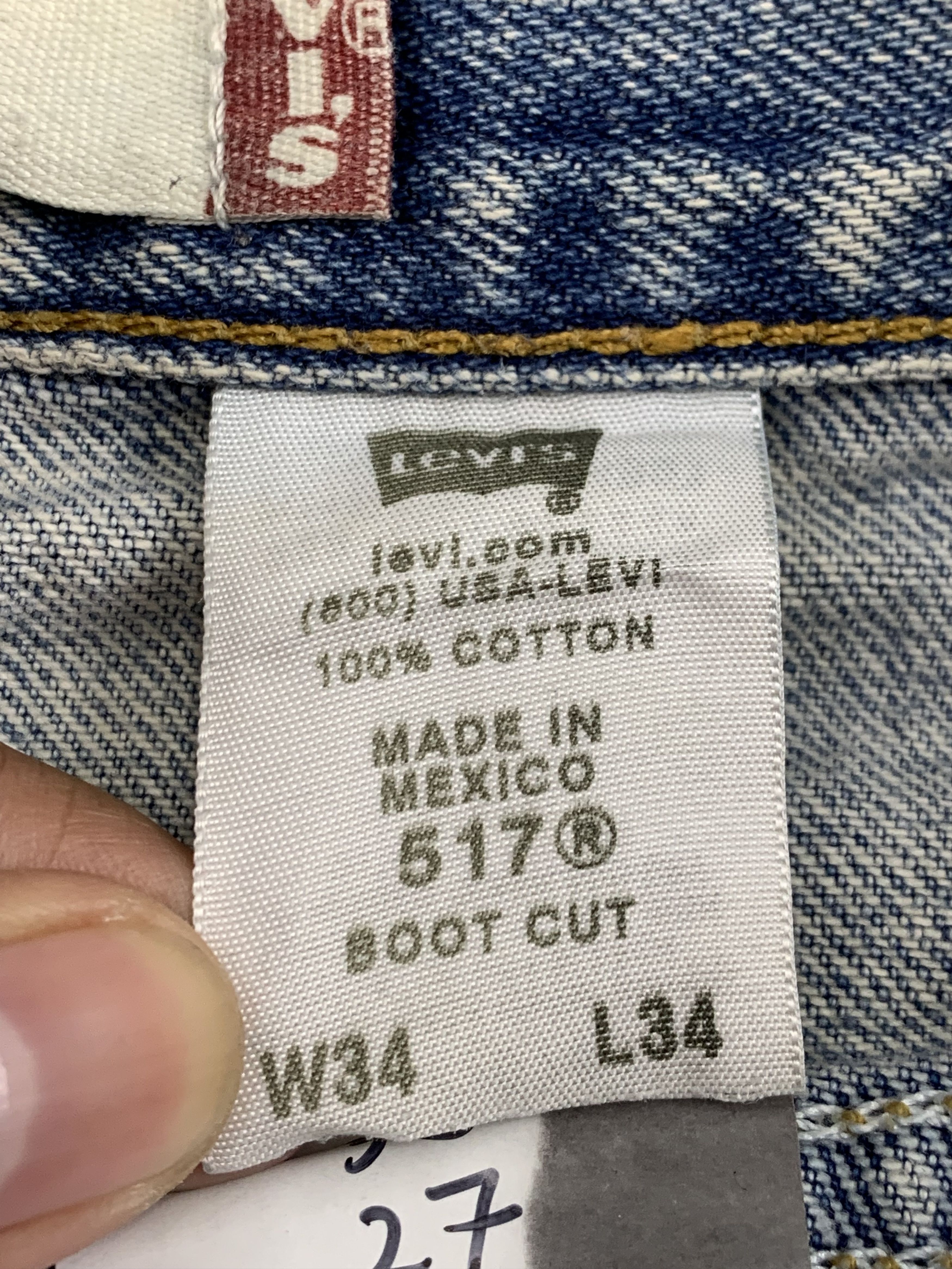 Levi's × Vintage Vintage Levis 545 Flared Bootcut Bell Bottom Jeans DP1859 Size US 37 - 7 Thumbnail