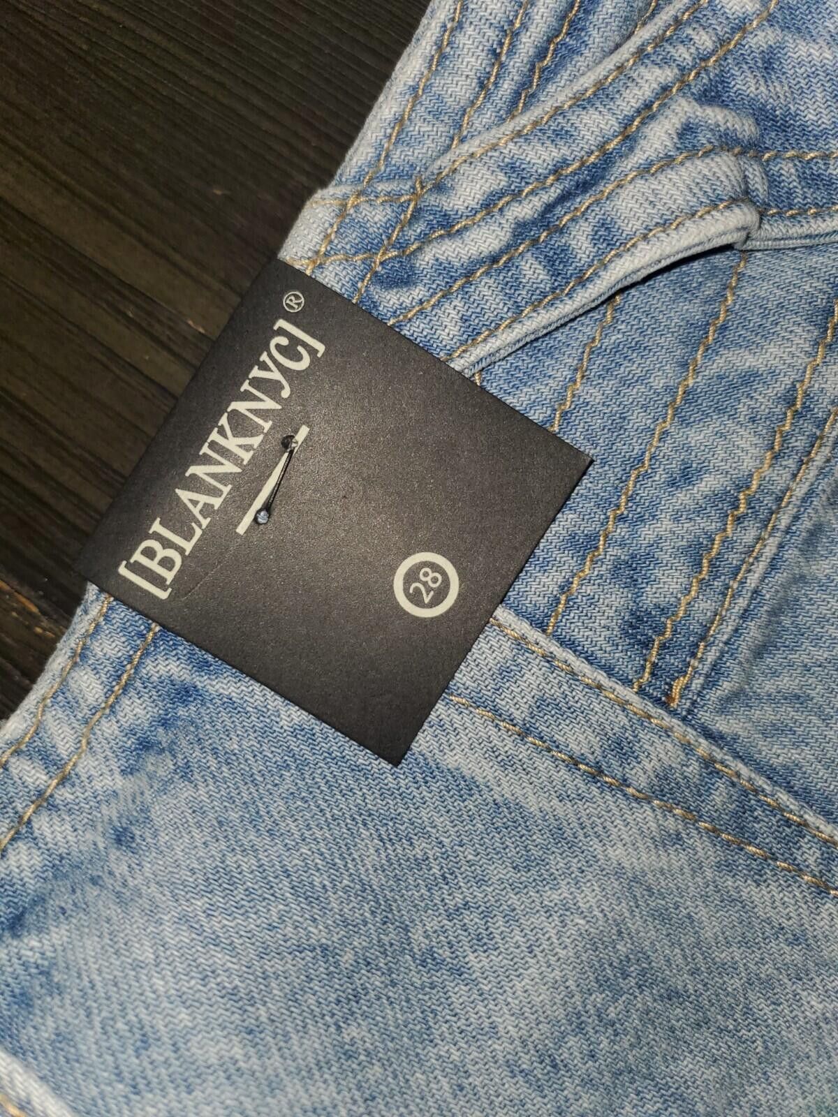 BLANKNYC BLANKNYC Denim Joggers High Waist Cuffed Ankle Size 28 Size 28" / US 6 / IT 42 - 4 Thumbnail