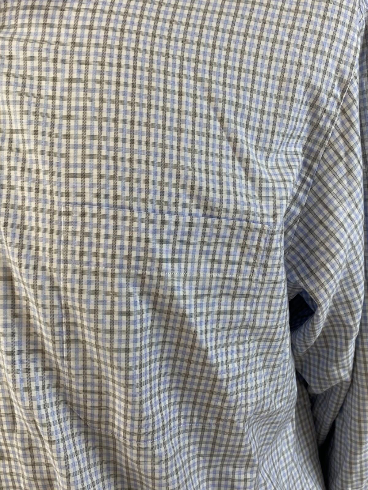 Eton ETON Classic Fit Blue Check Shirt Size 41 / 16 Size US M / EU 48-50 / 2 - 4 Thumbnail