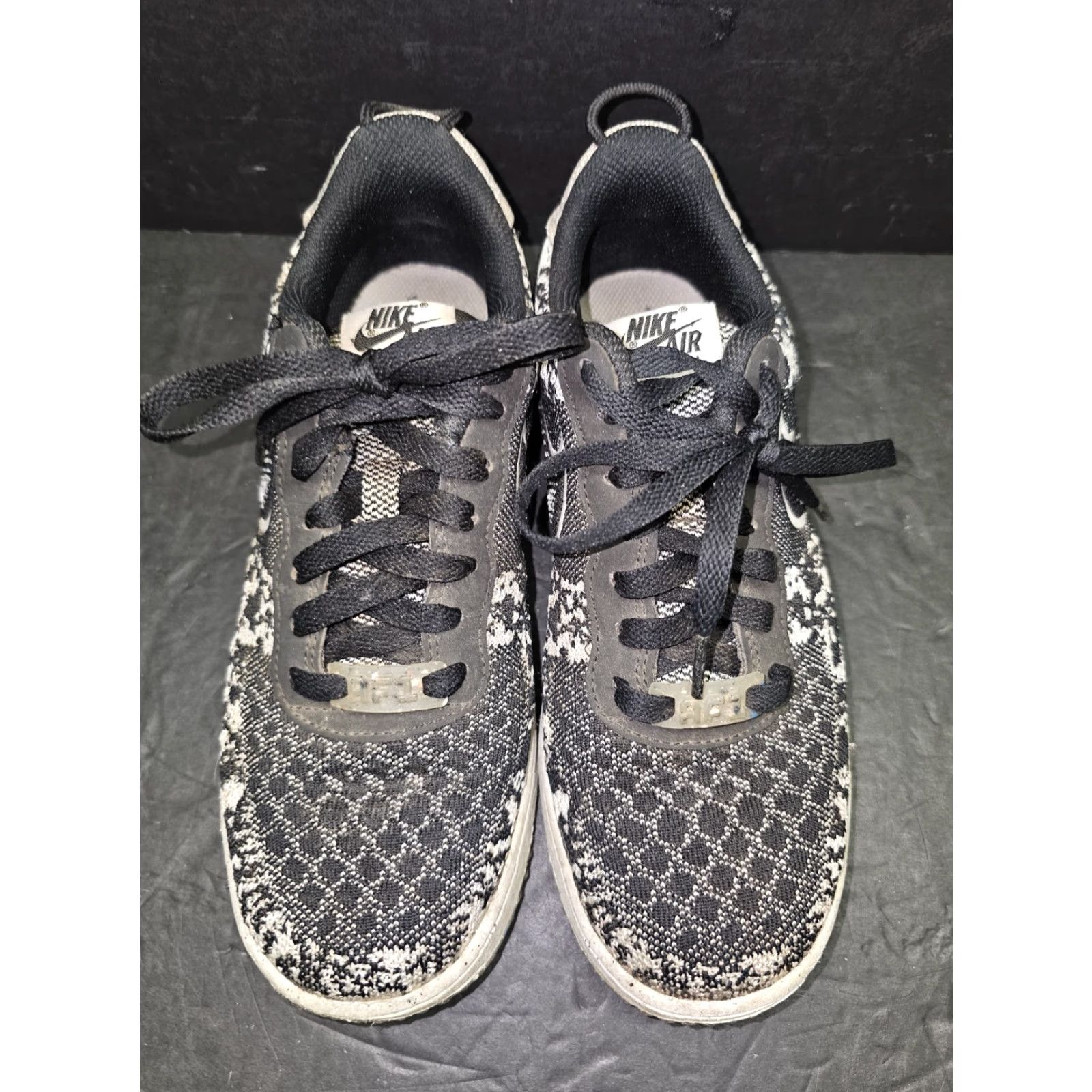 Nike Nike Air Force 1 Crater FK Next Nature Black White DM0590-001 Mens Sz 6.5 No Box Shoes Size ONE SIZE - 7 Thumbnail