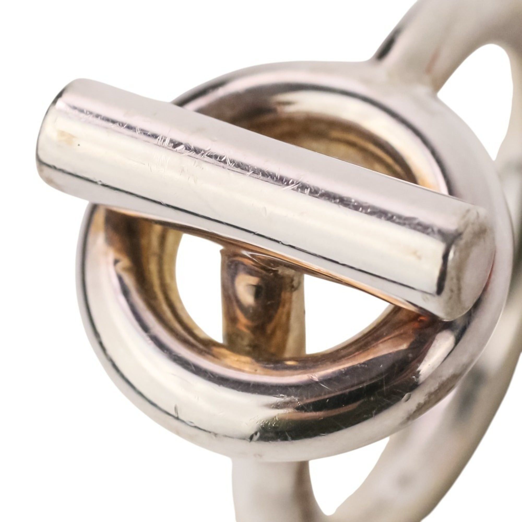 Hermes HERMES Echappé MM Ring, SV925, Size 56, Silver, Men's/Women's. Size ONE SIZE - 1 Thumbnail