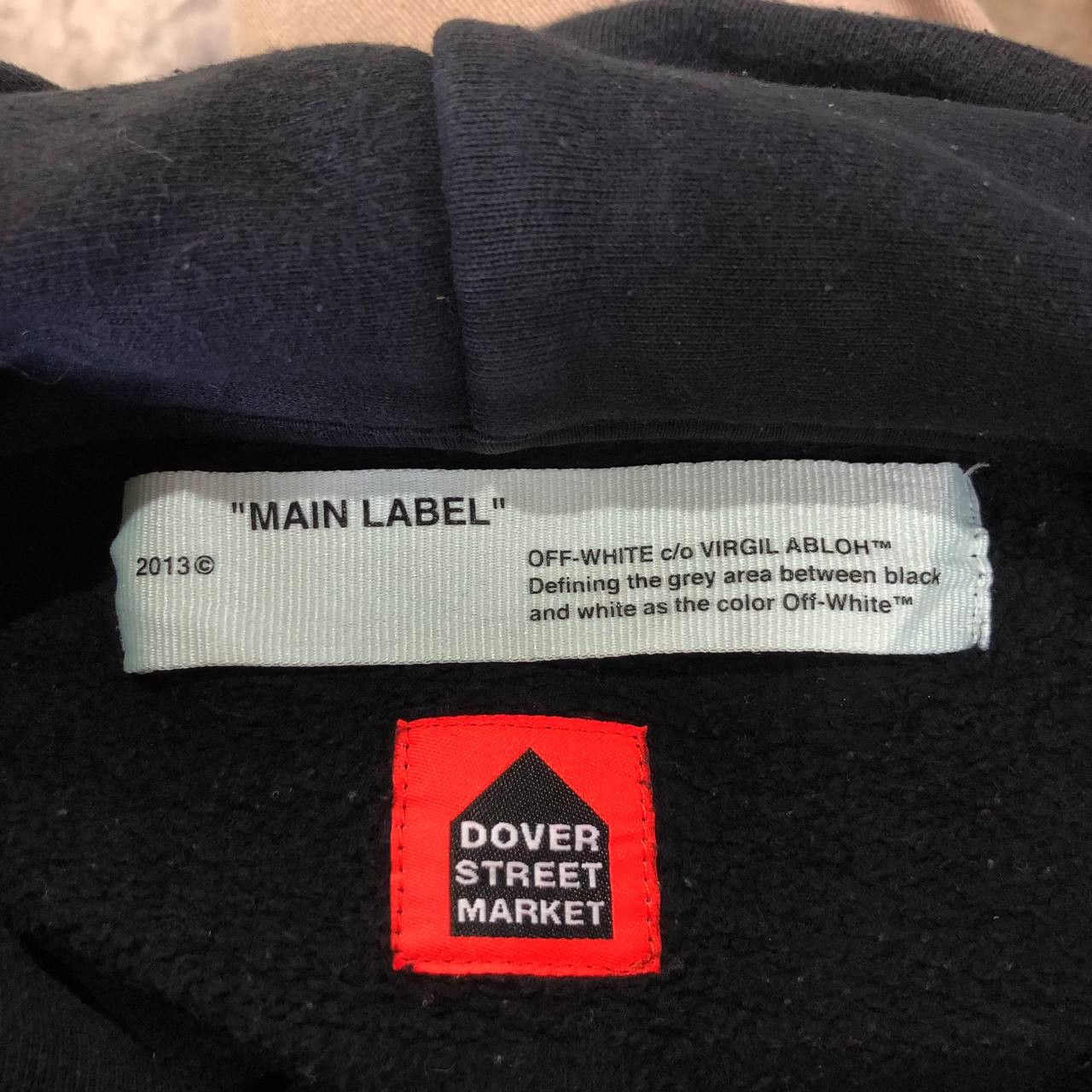 Dover Street Market × Off-White Dover Street Market X Off-White Watch your back hoodie Size US L / EU 52-54 / 3 - 6 Thumbnail